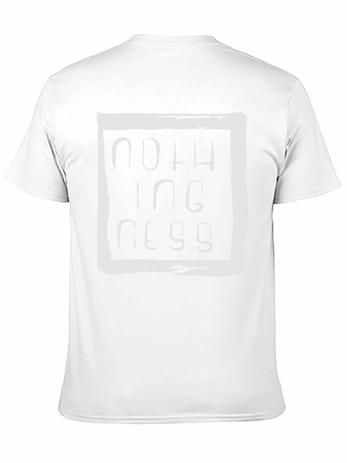 Nothingness Graphic Tee - Unisex Black T-Shirt