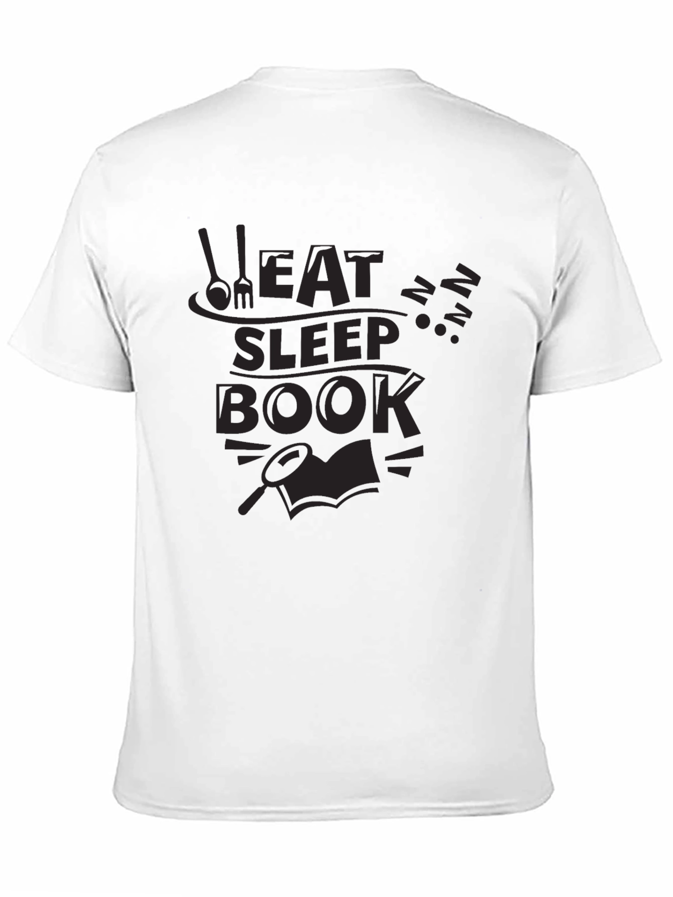 Eat Sleep Book T-Shirt - Readers Essential