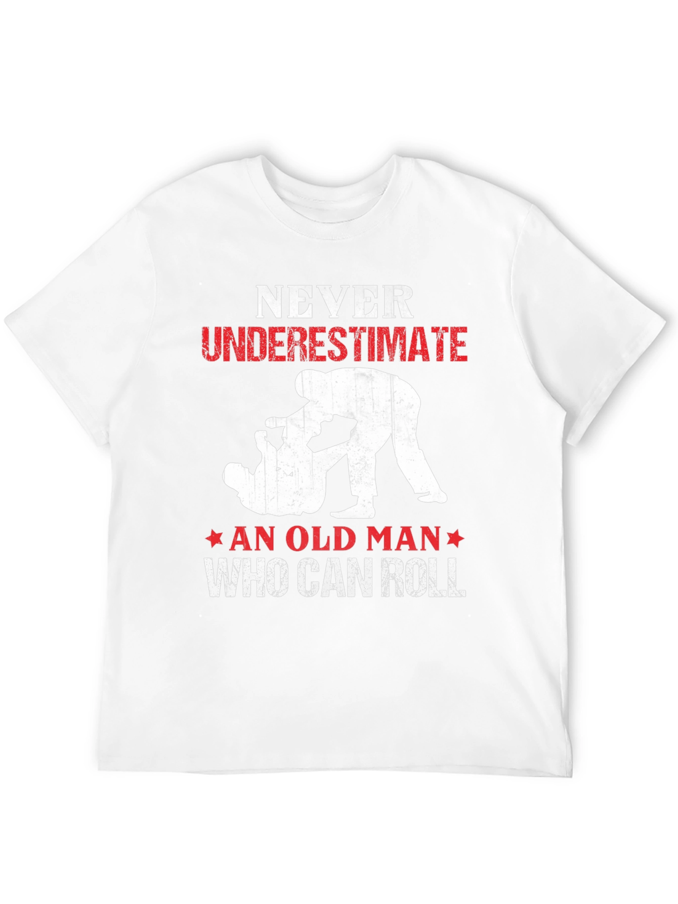 Never Underestimate Old Man Who Can Roll T-Shirt