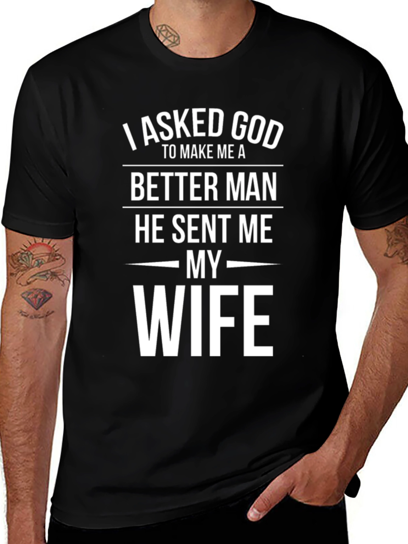 I Asked God T-Shirt
