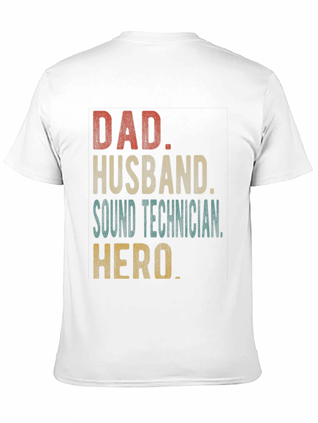 Dad Husband Sound Technician Hero T-Shirt