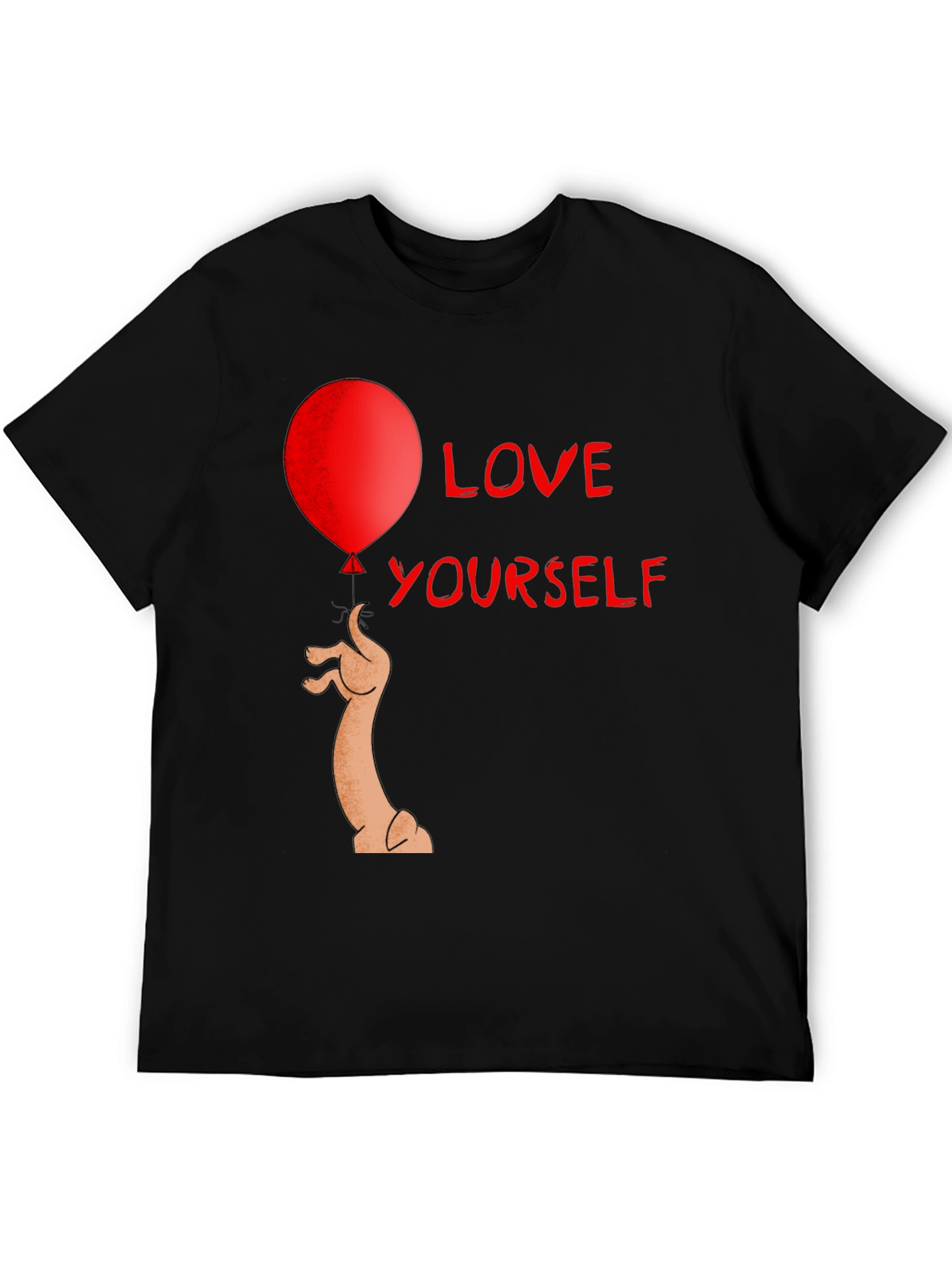 Love Yourself Balloon T-Shirt Funny Graphic Tee