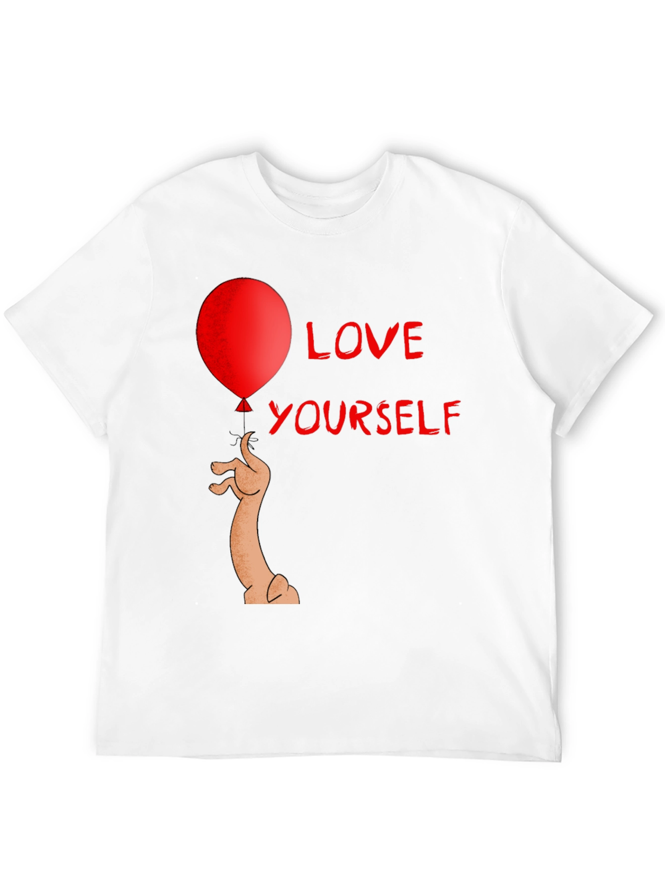 Love Yourself Balloon T-Shirt Funny Graphic Tee