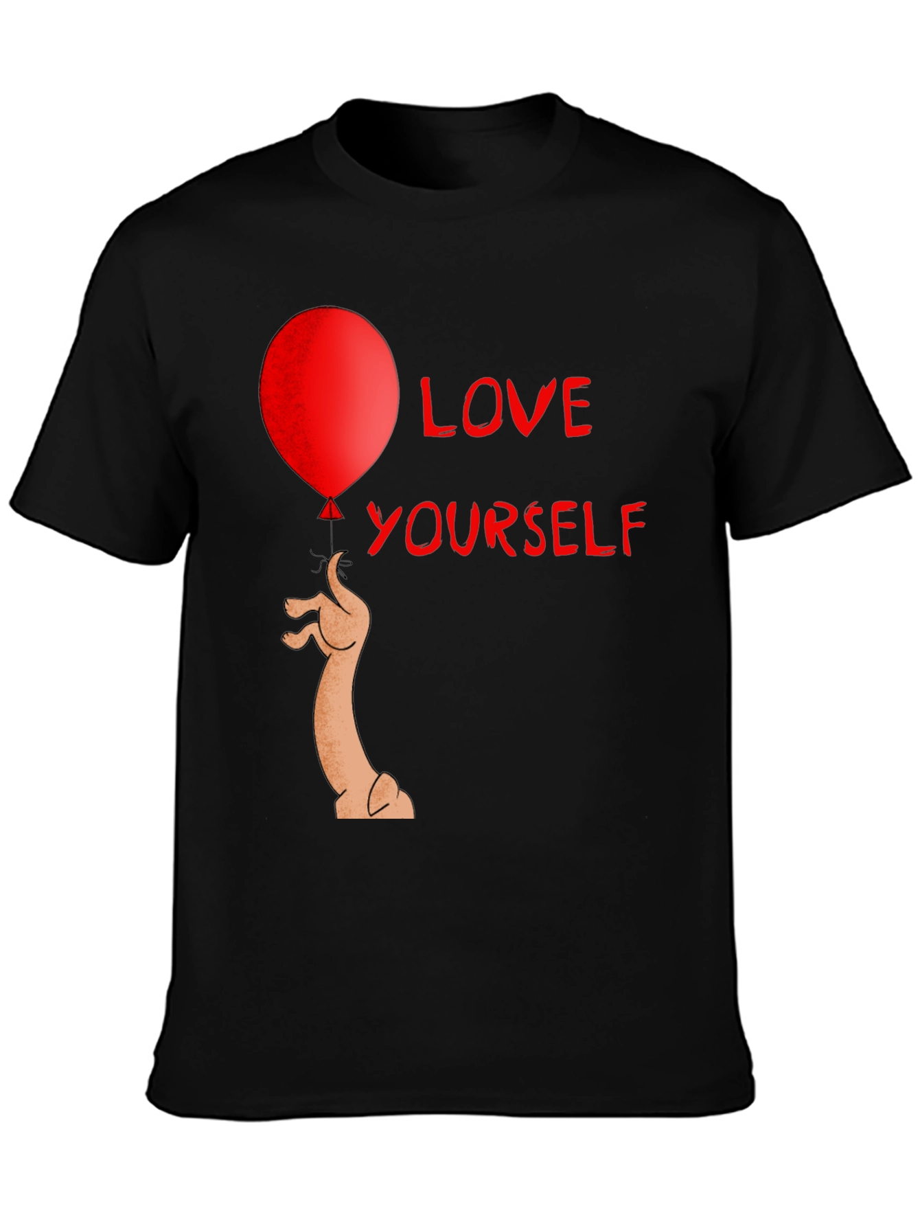 Love Yourself Balloon T-Shirt Funny Graphic Tee
