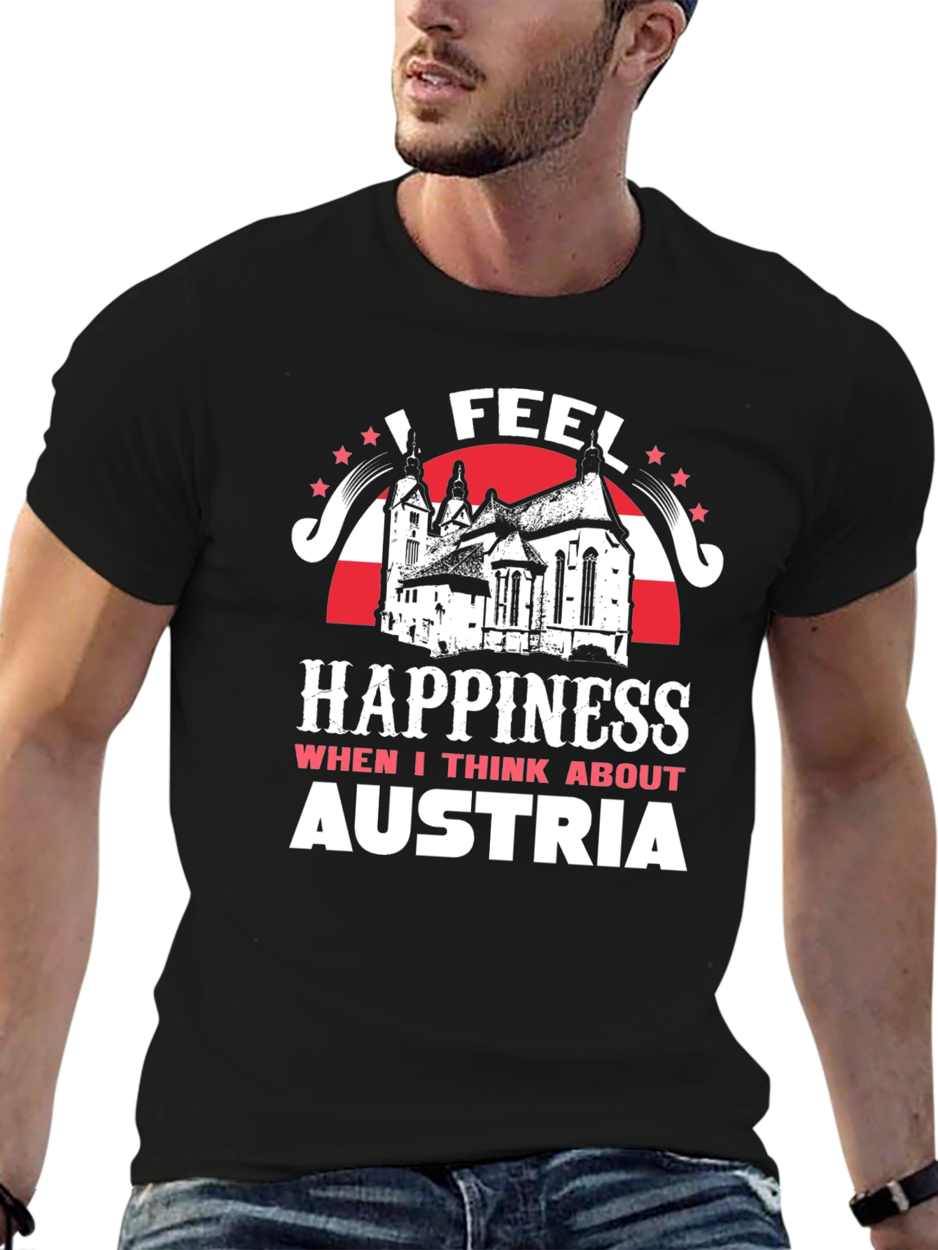 Austria Happiness Graphic T-Shirt