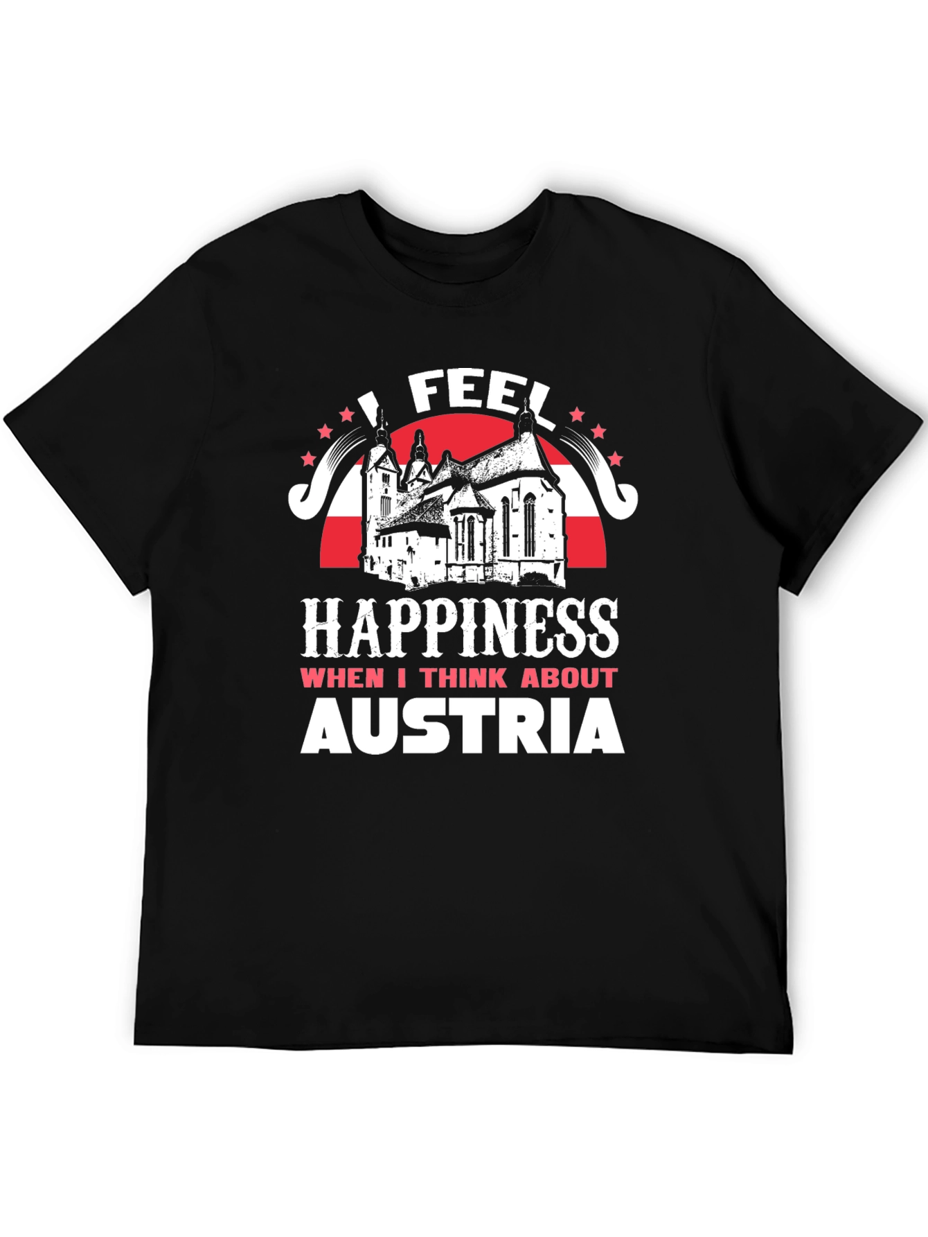 Austria Happiness Graphic T-Shirt