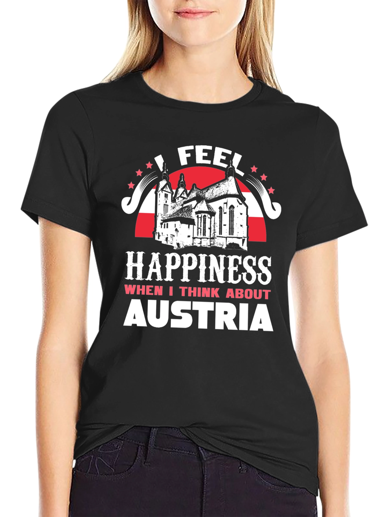 Austria Happiness Graphic T-Shirt