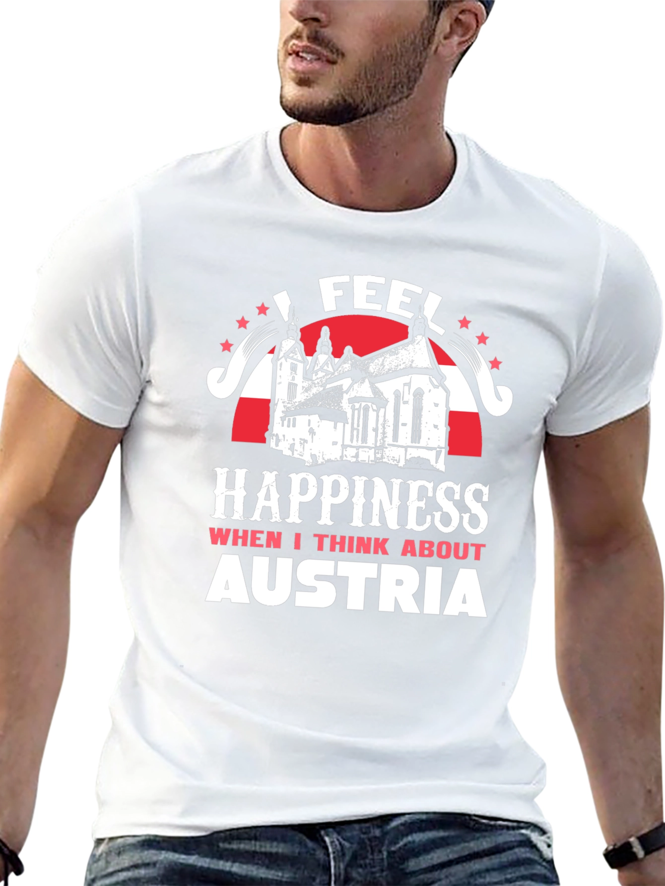Austria Happiness Graphic T-Shirt