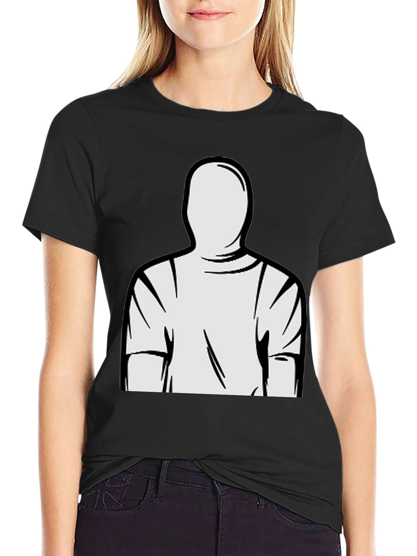 Minimalist Man T-Shirt - Graphic Tee