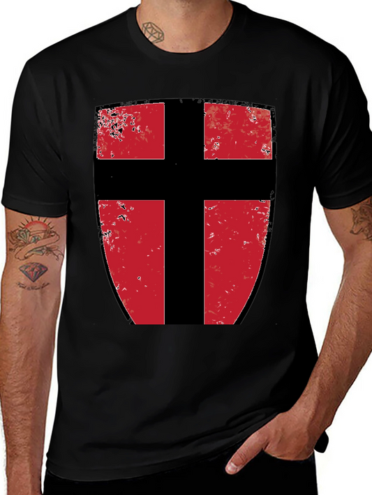 Crusader Knight Shield Graphic Tee