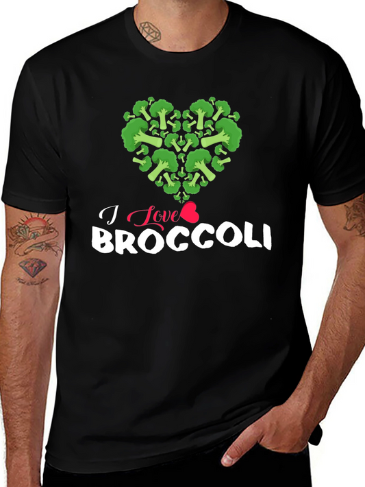 I Love Broccoli T-Shirt - Foodie Tee