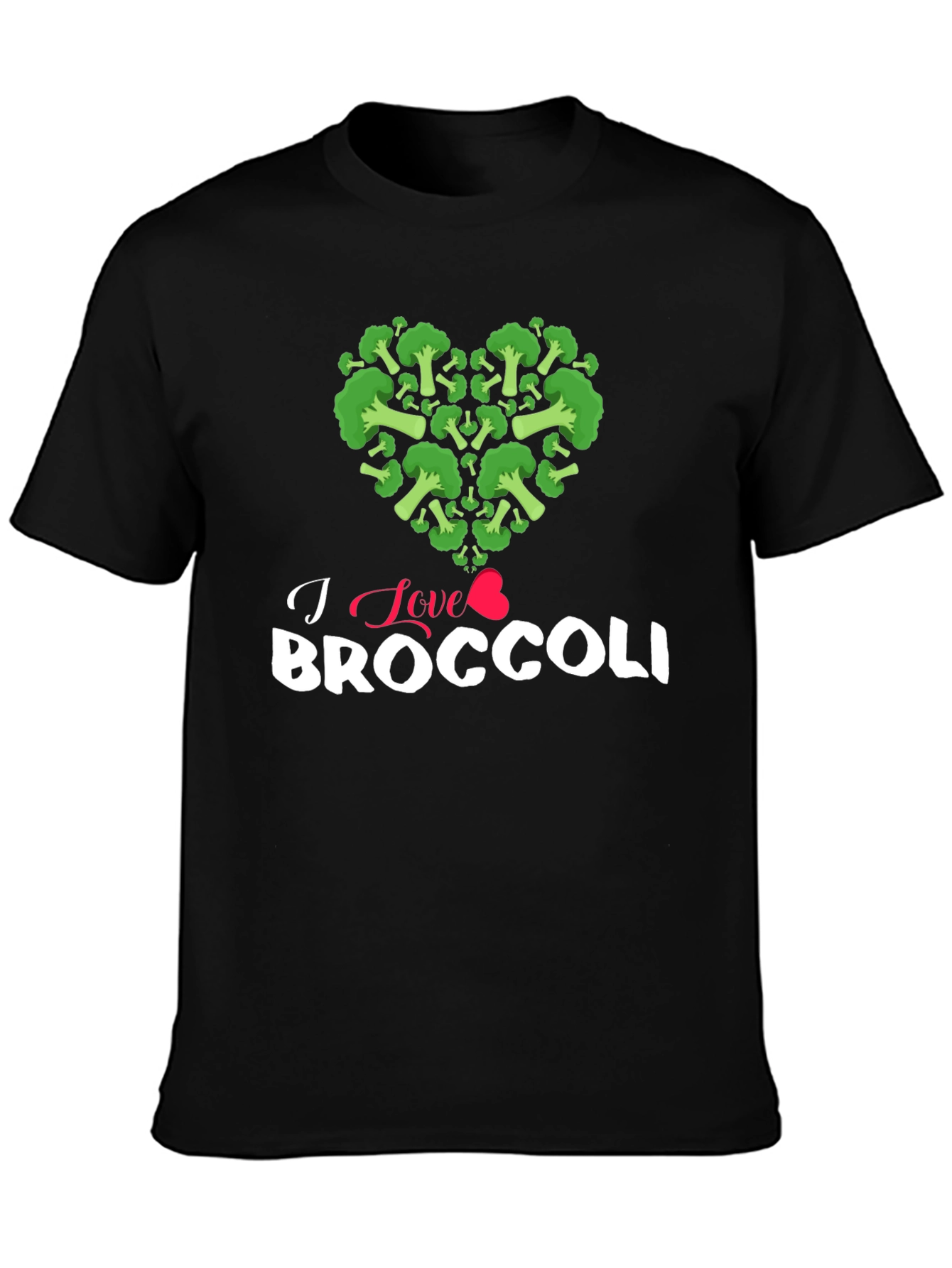 I Love Broccoli T-Shirt - Foodie Tee