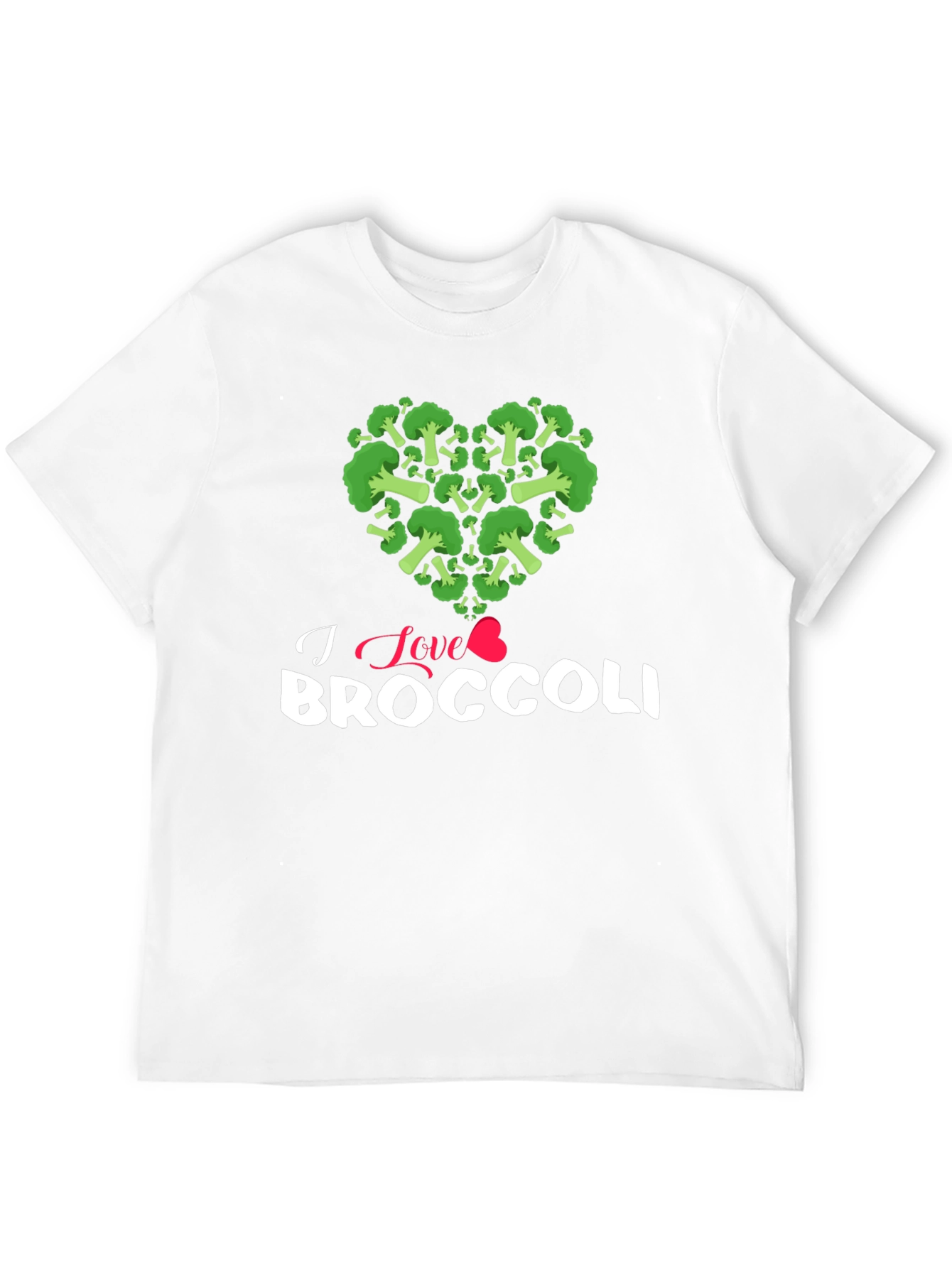 I Love Broccoli T-Shirt - Foodie Tee