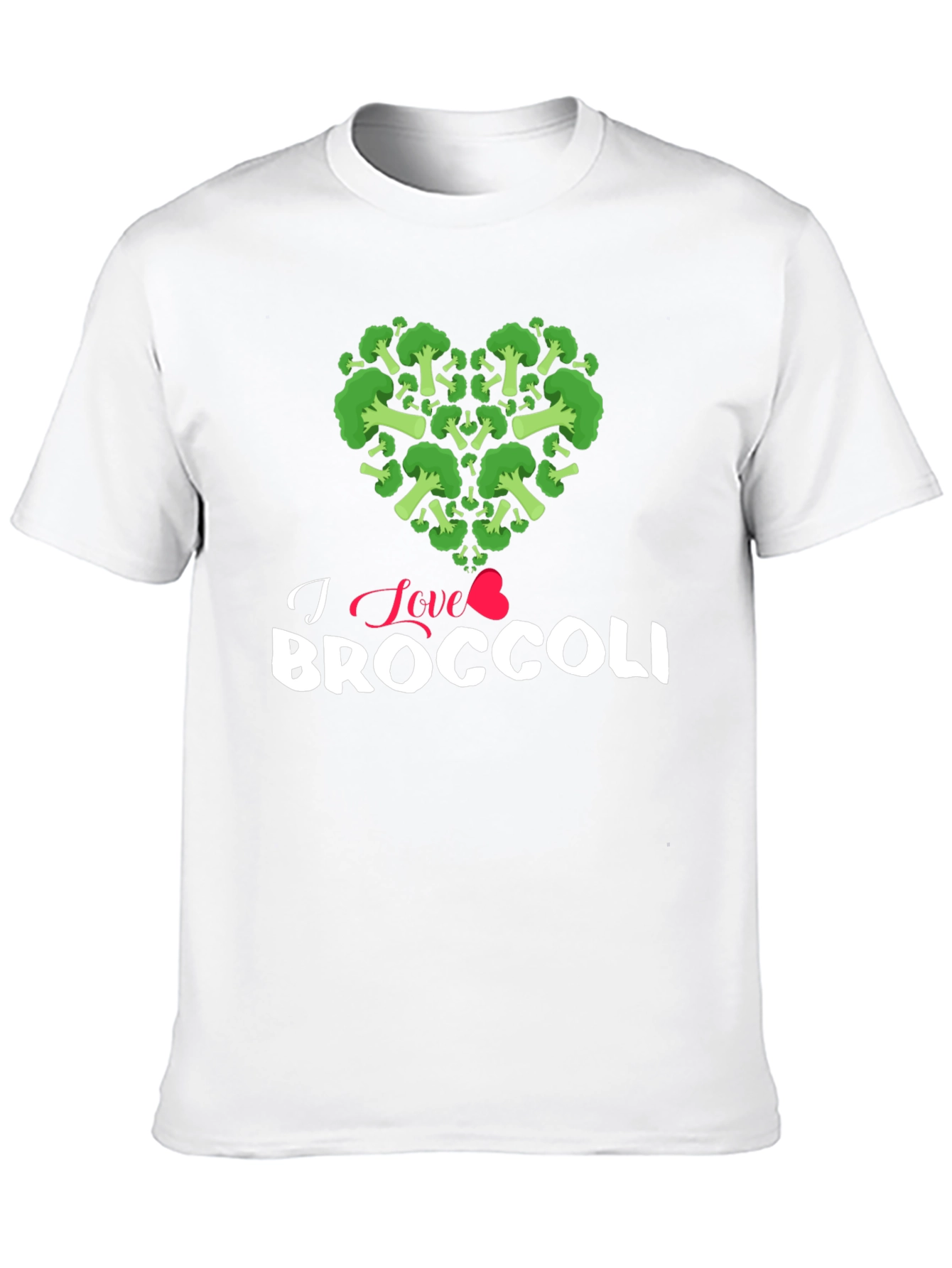 I Love Broccoli T-Shirt - Foodie Tee