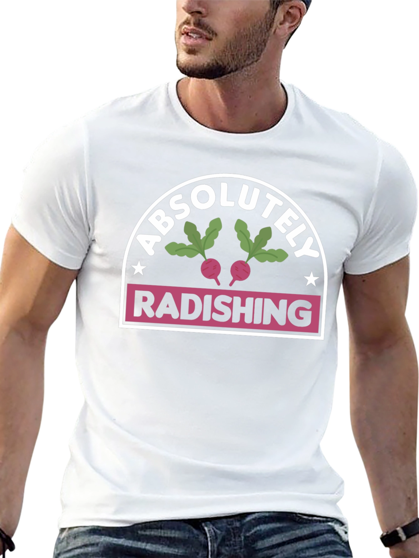 Absolutely Radishing Black T-Shirt