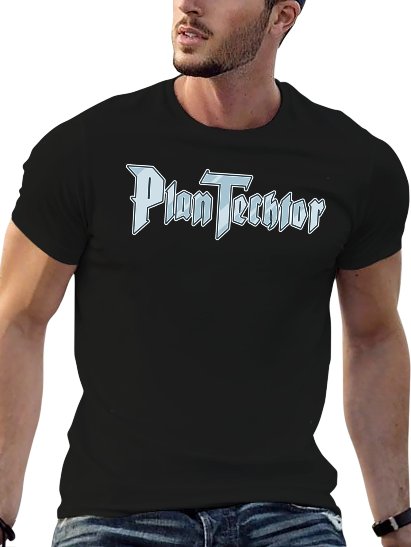 Plan Techtor Black T-Shirt