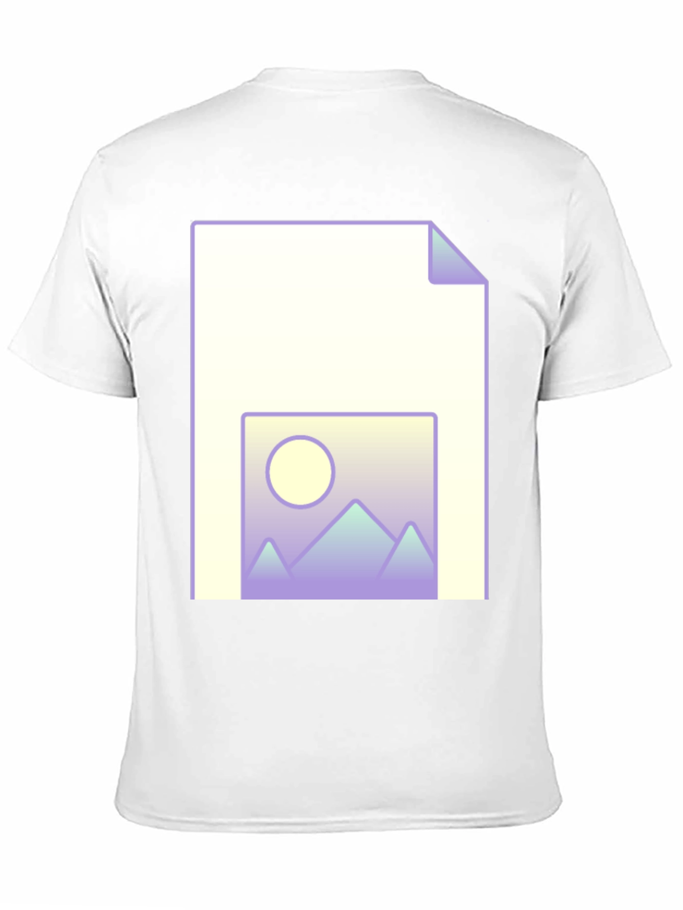 Geometric Landscape File T-Shirt