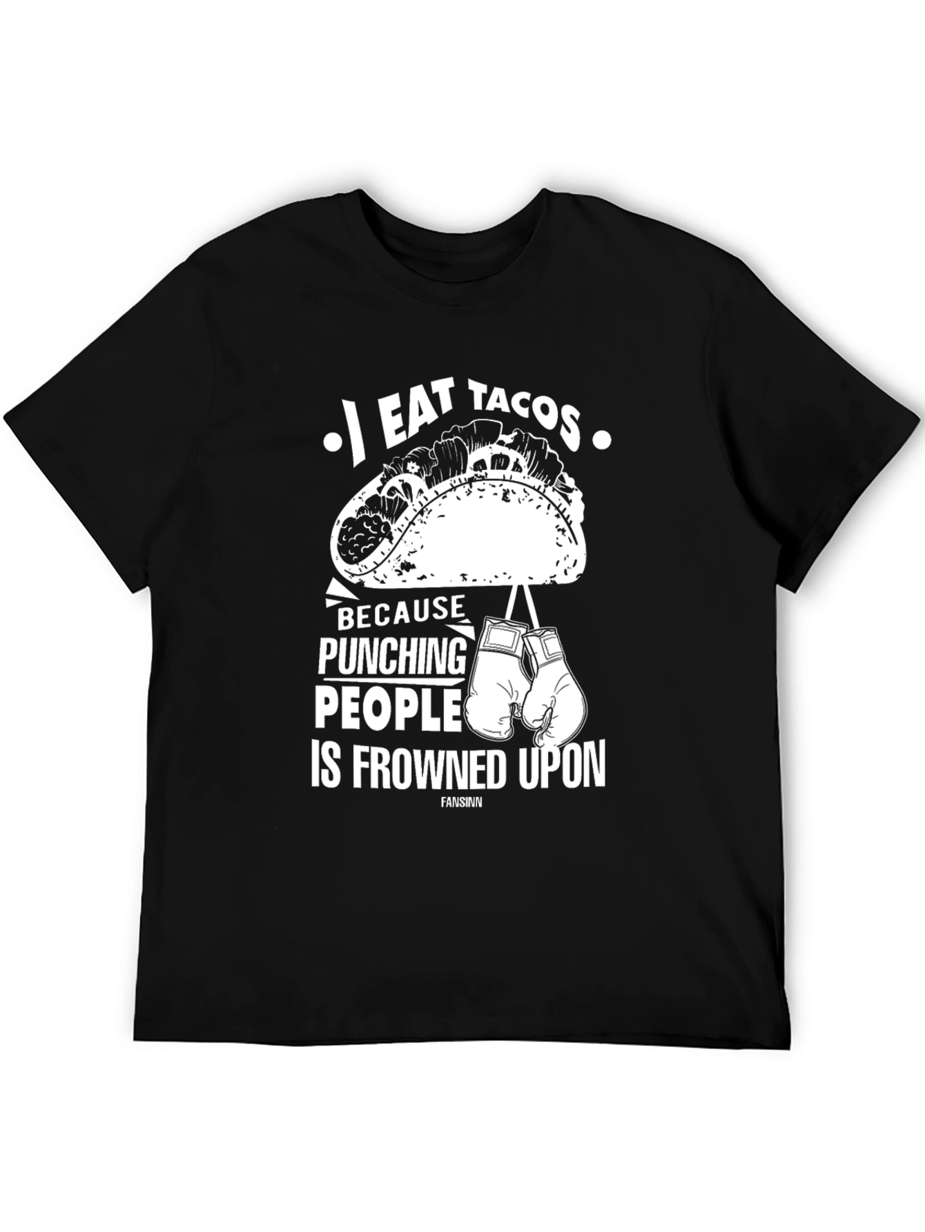 I Eat Tacos Funny Graphic Tee