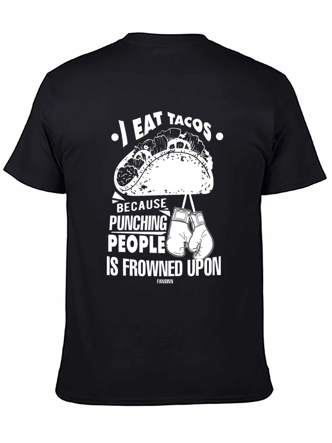 I Eat Tacos Funny Graphic Tee