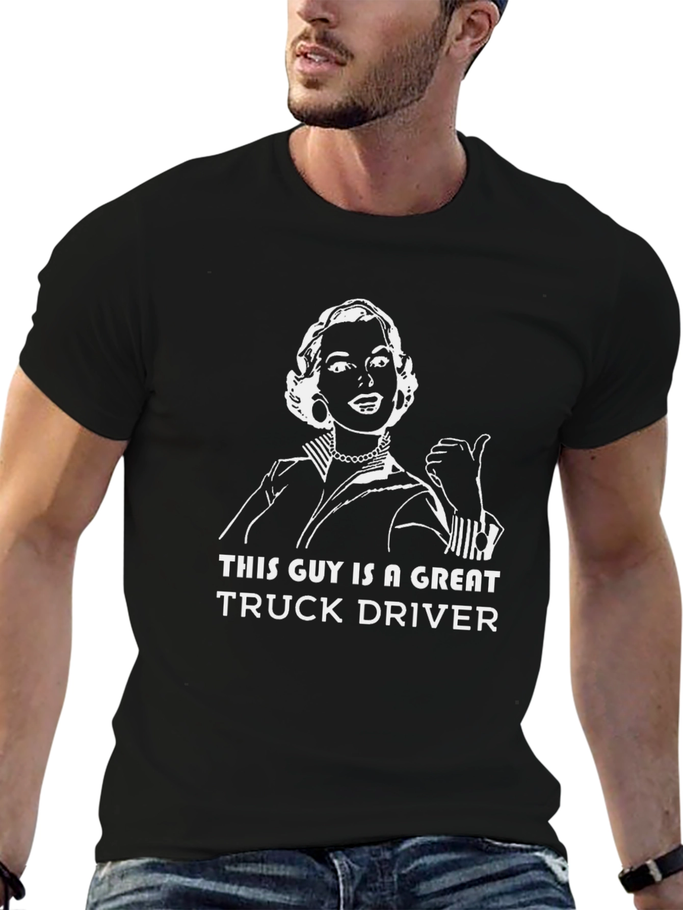 Funny Truck Driver Graphic T-Shirt