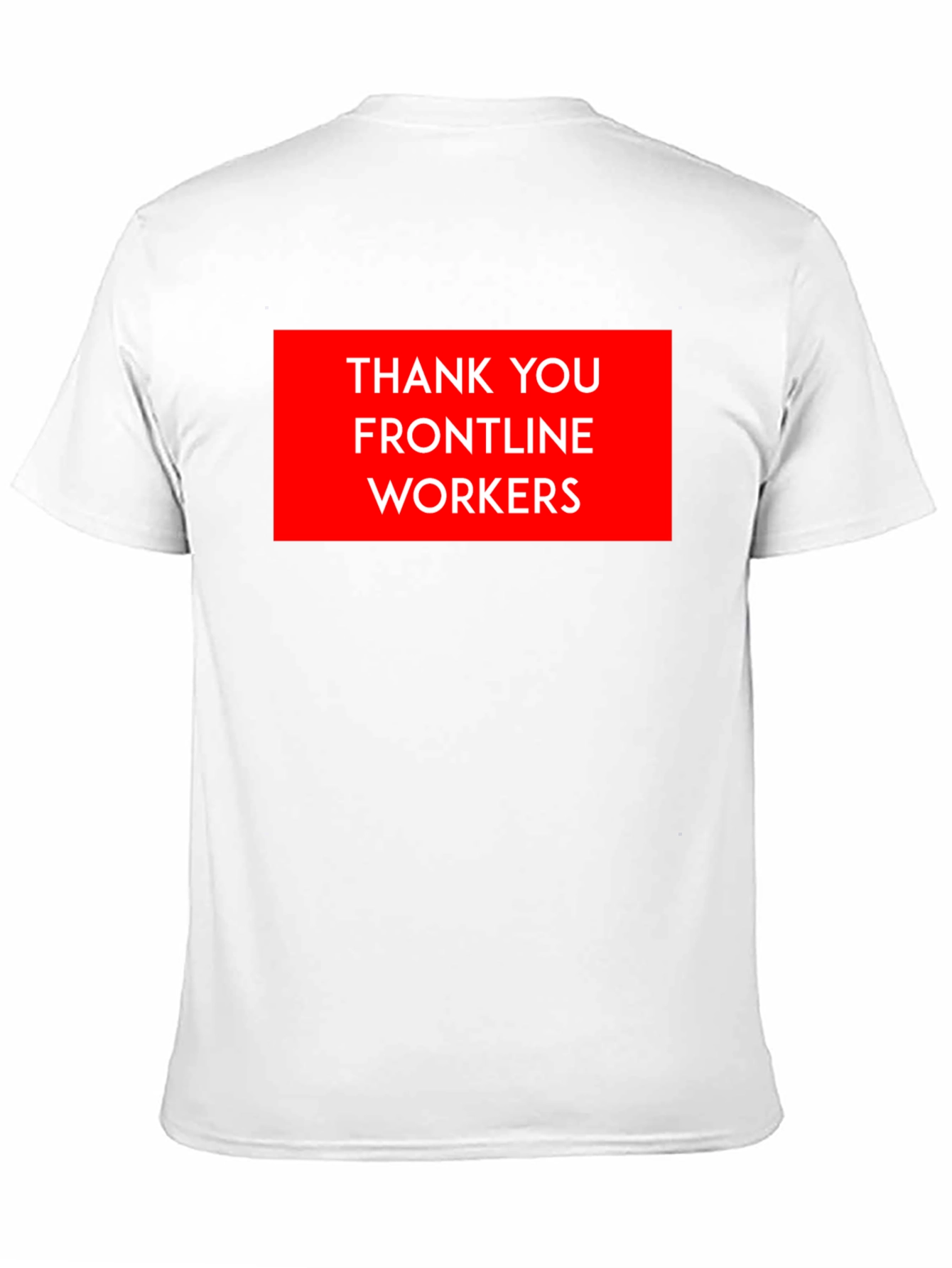 Thank You Frontline Workers Black T-Shirt