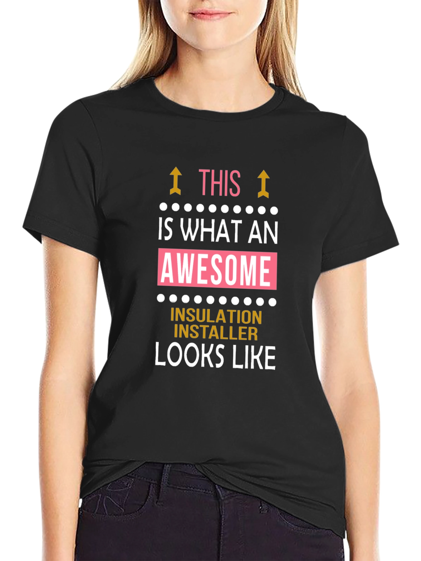 Awesome Insulation Installer Graphic T-Shirt