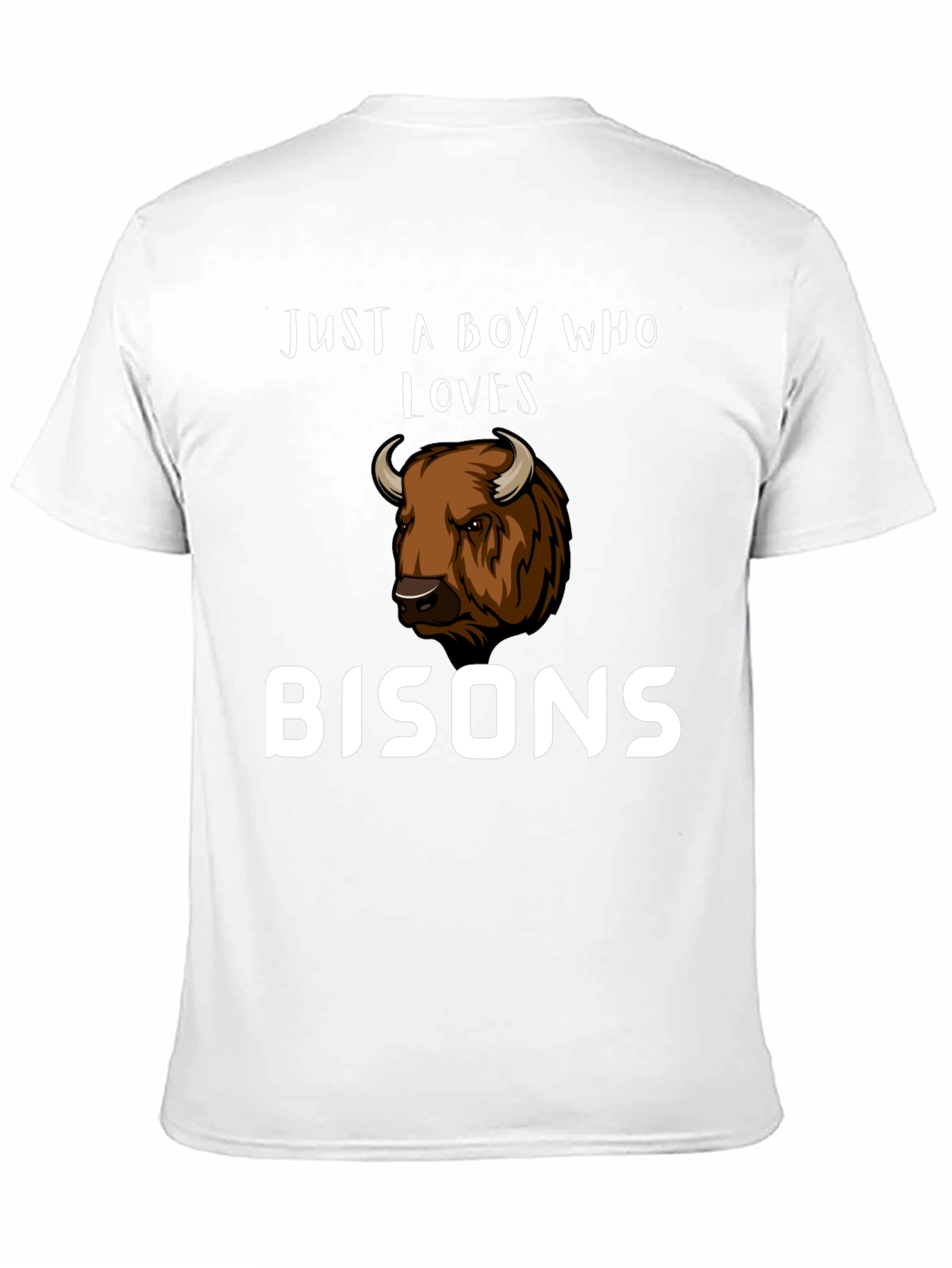 Just A Boy Who Loves Bisons T-Shirt