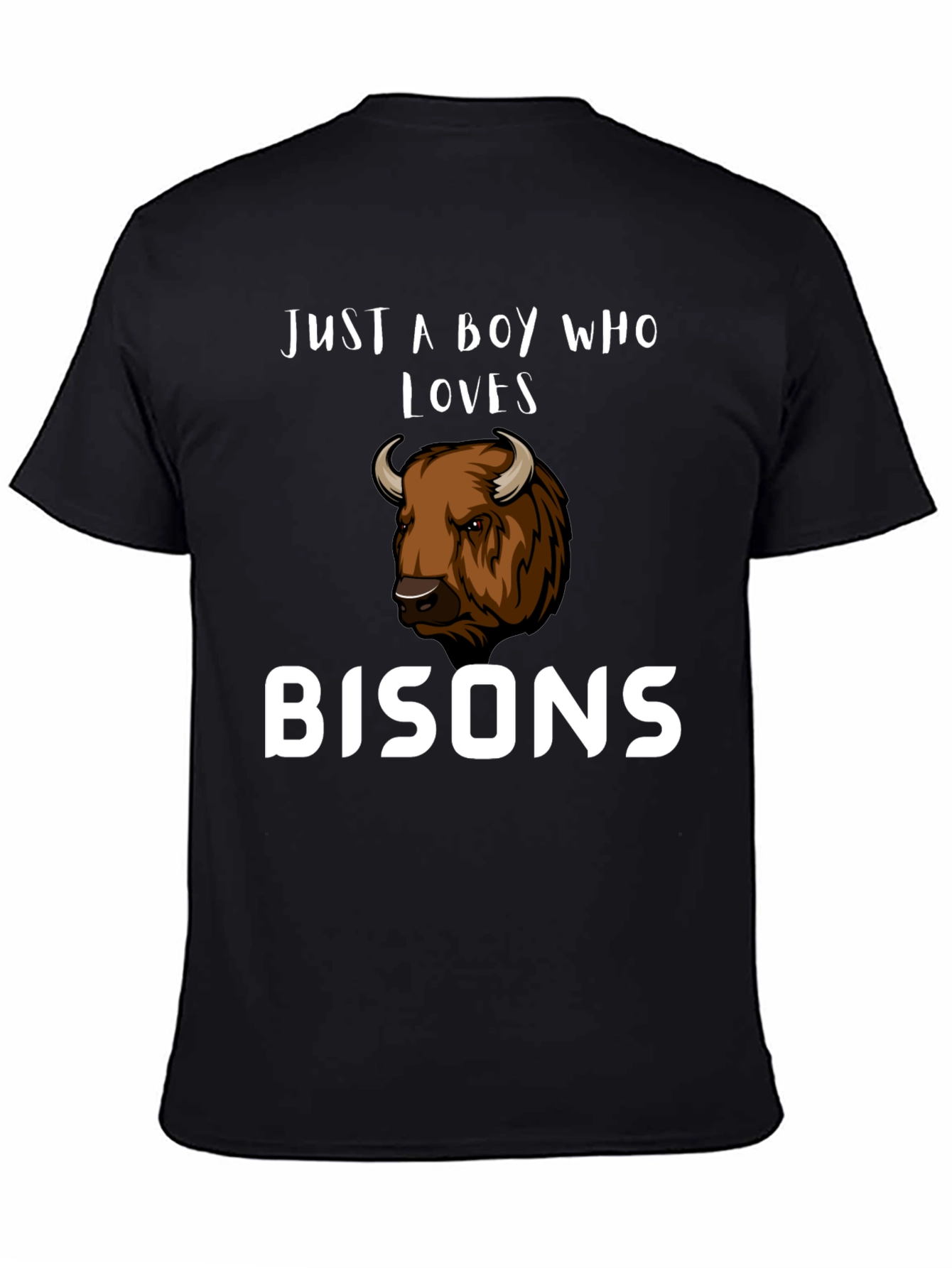 Just A Boy Who Loves Bisons T-Shirt