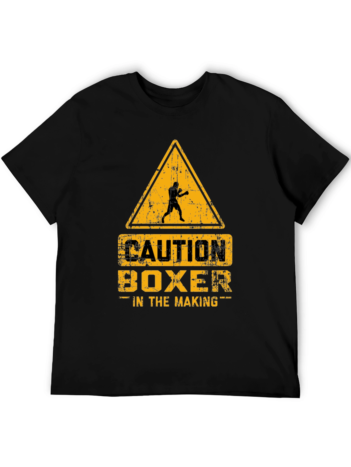 Caution Boxer in the Making Graphic T-Shirt
