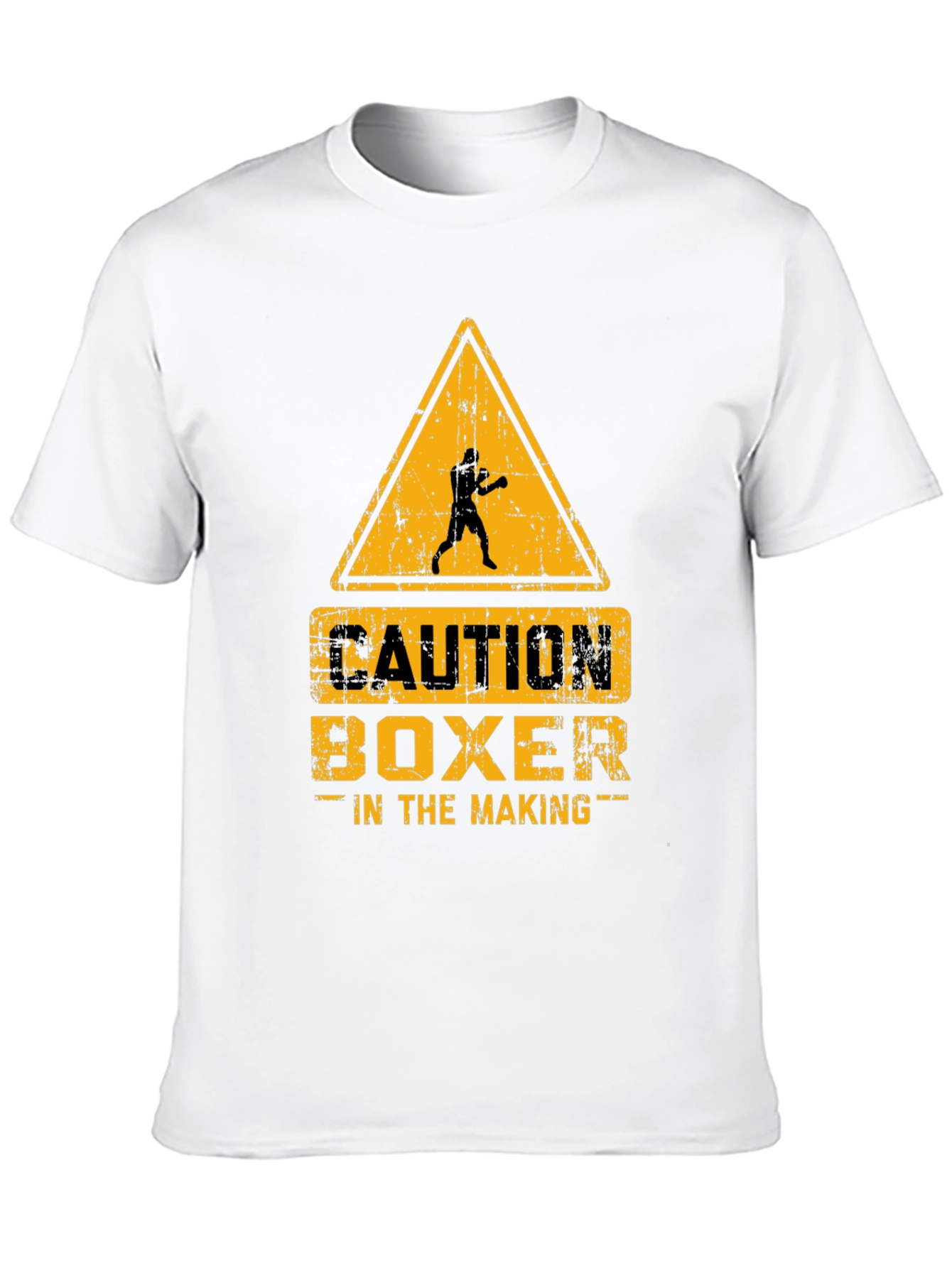 Caution Boxer in the Making Graphic T-Shirt