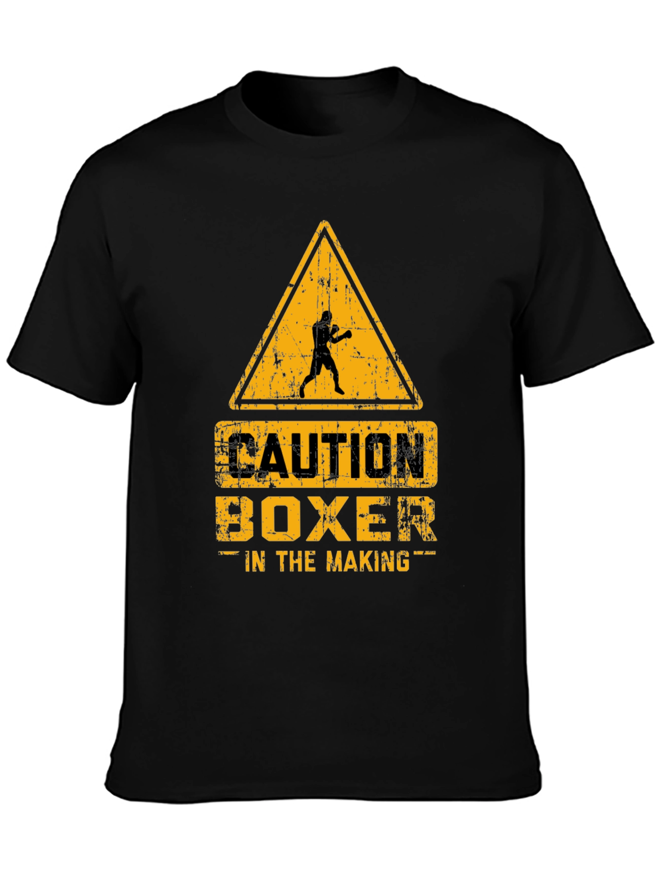 Caution Boxer in the Making Graphic T-Shirt