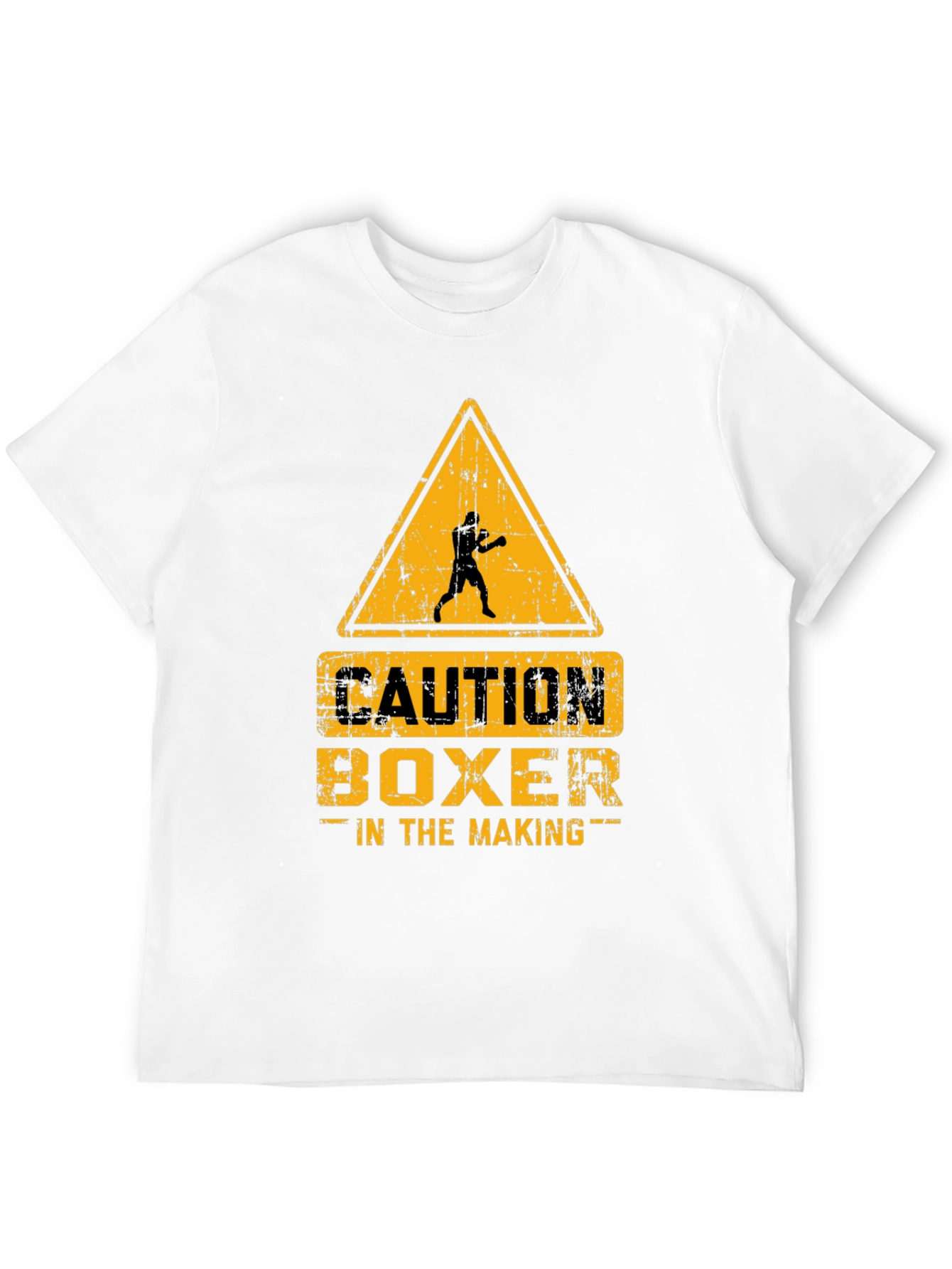 Caution Boxer in the Making Graphic T-Shirt
