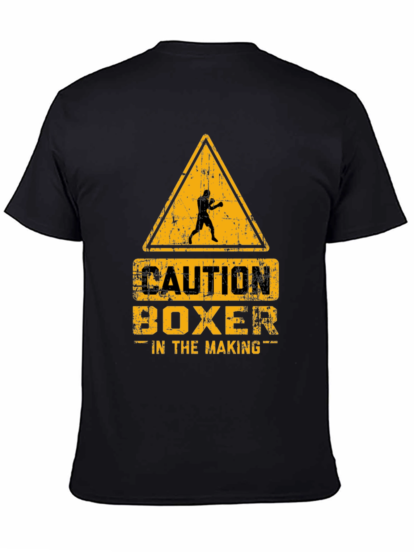 Caution Boxer in the Making Graphic T-Shirt