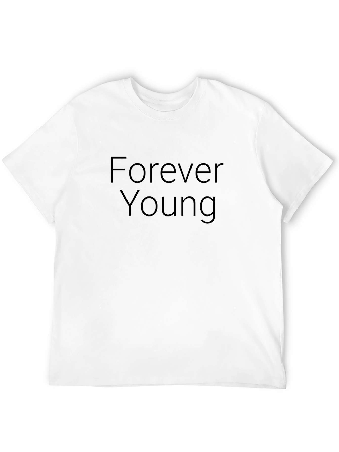 Forever Young Graphic Tee - Black