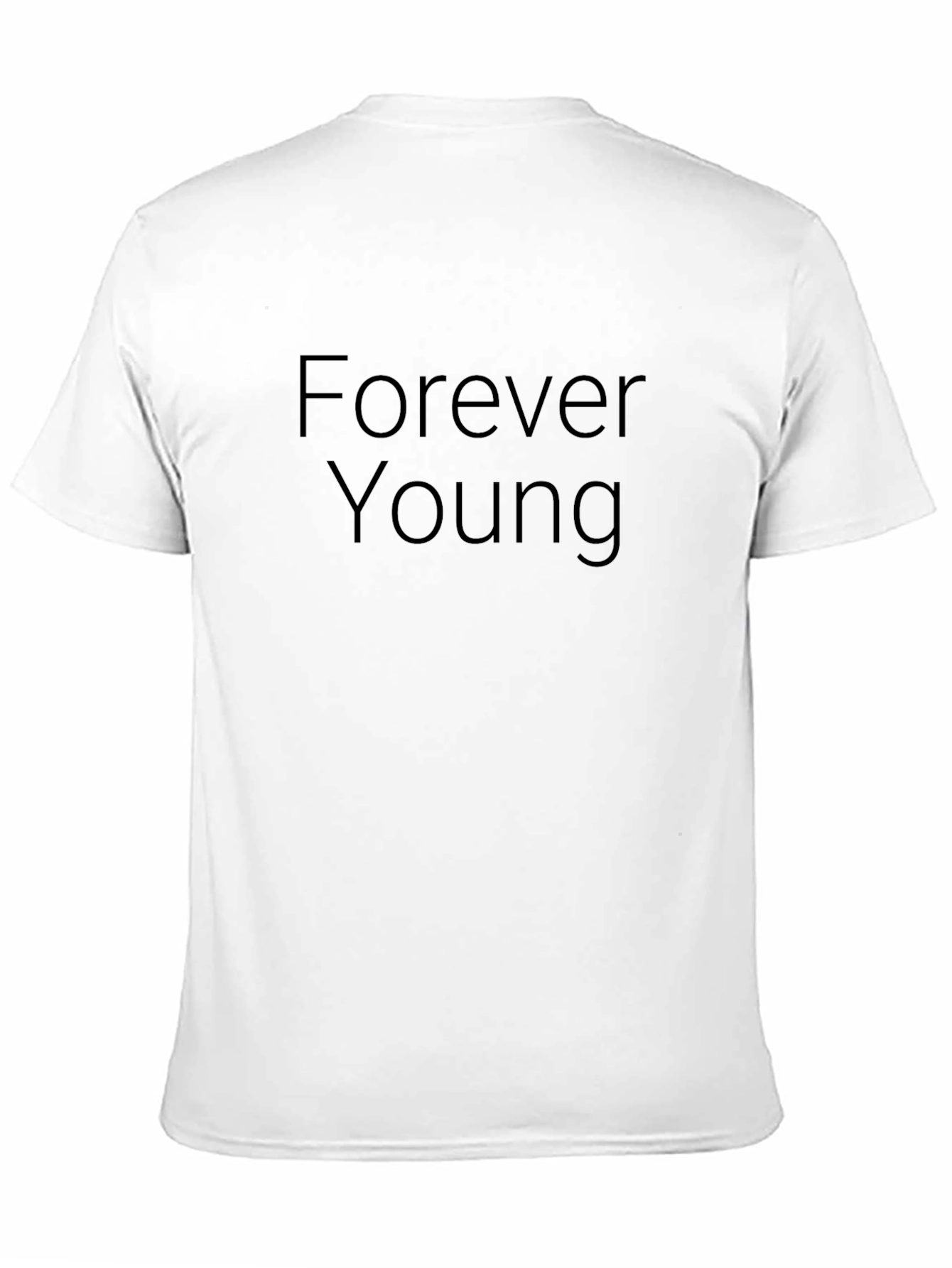 Forever Young Graphic Tee - Black