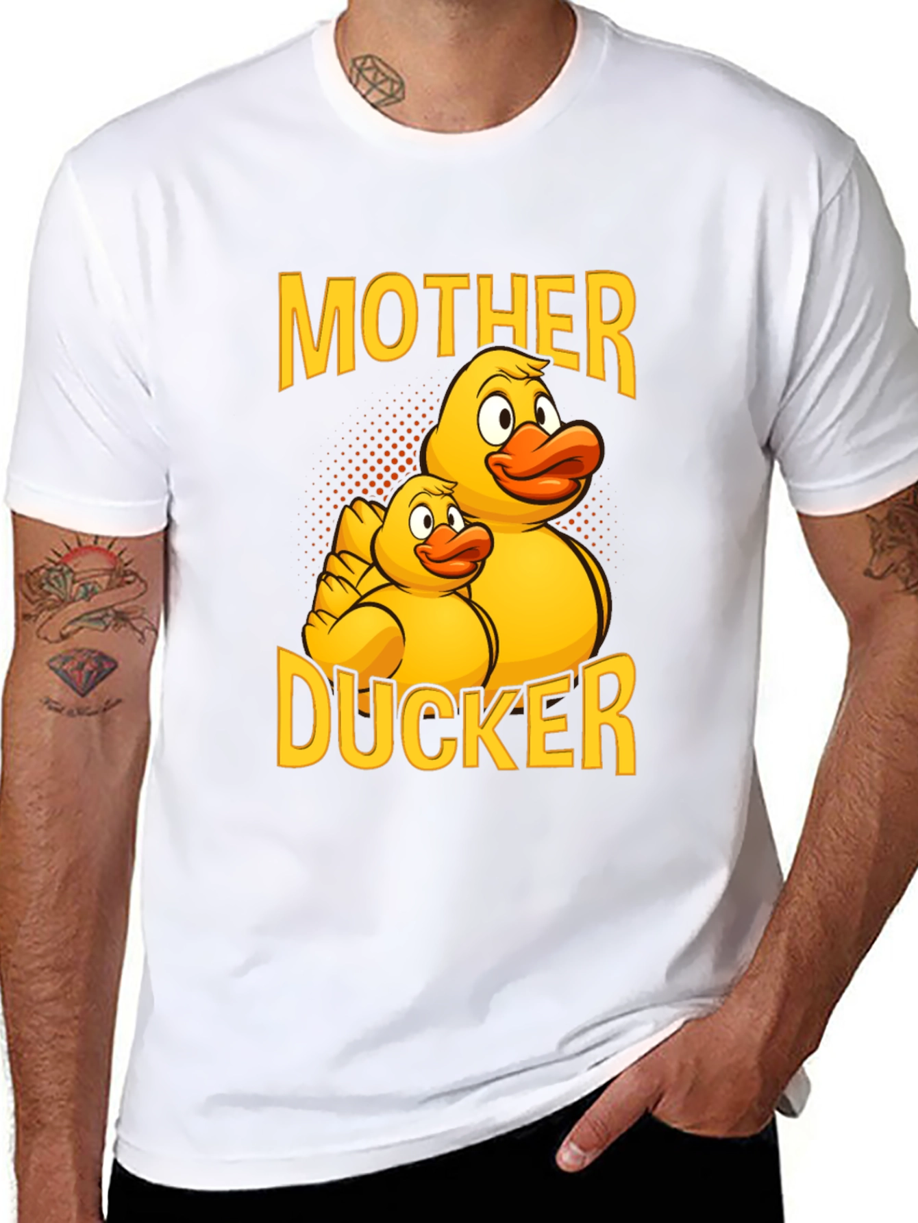 Mother Ducker T-Shirt - Cute Duck Graphic Tee