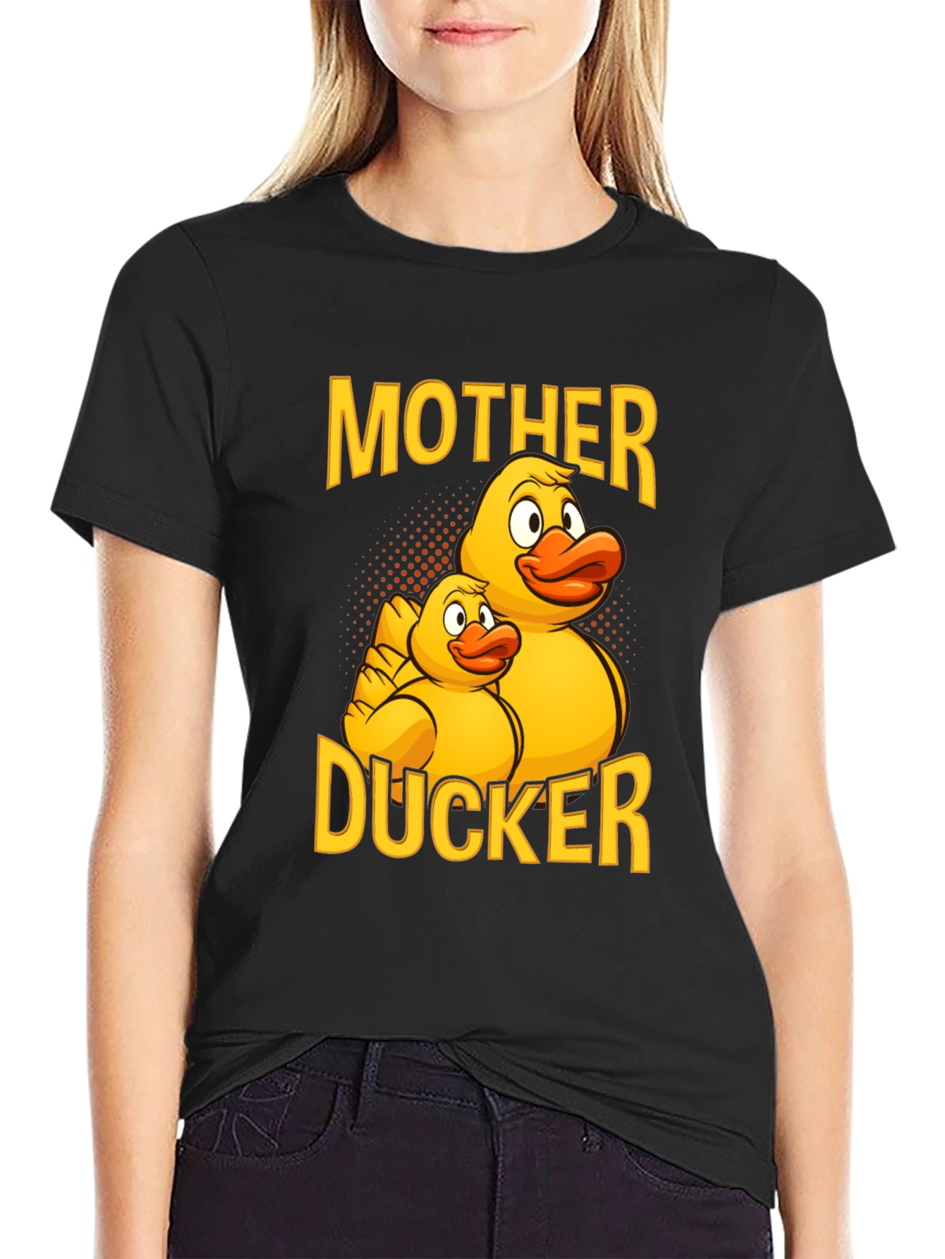 Mother Ducker T-Shirt - Cute Duck Graphic Tee