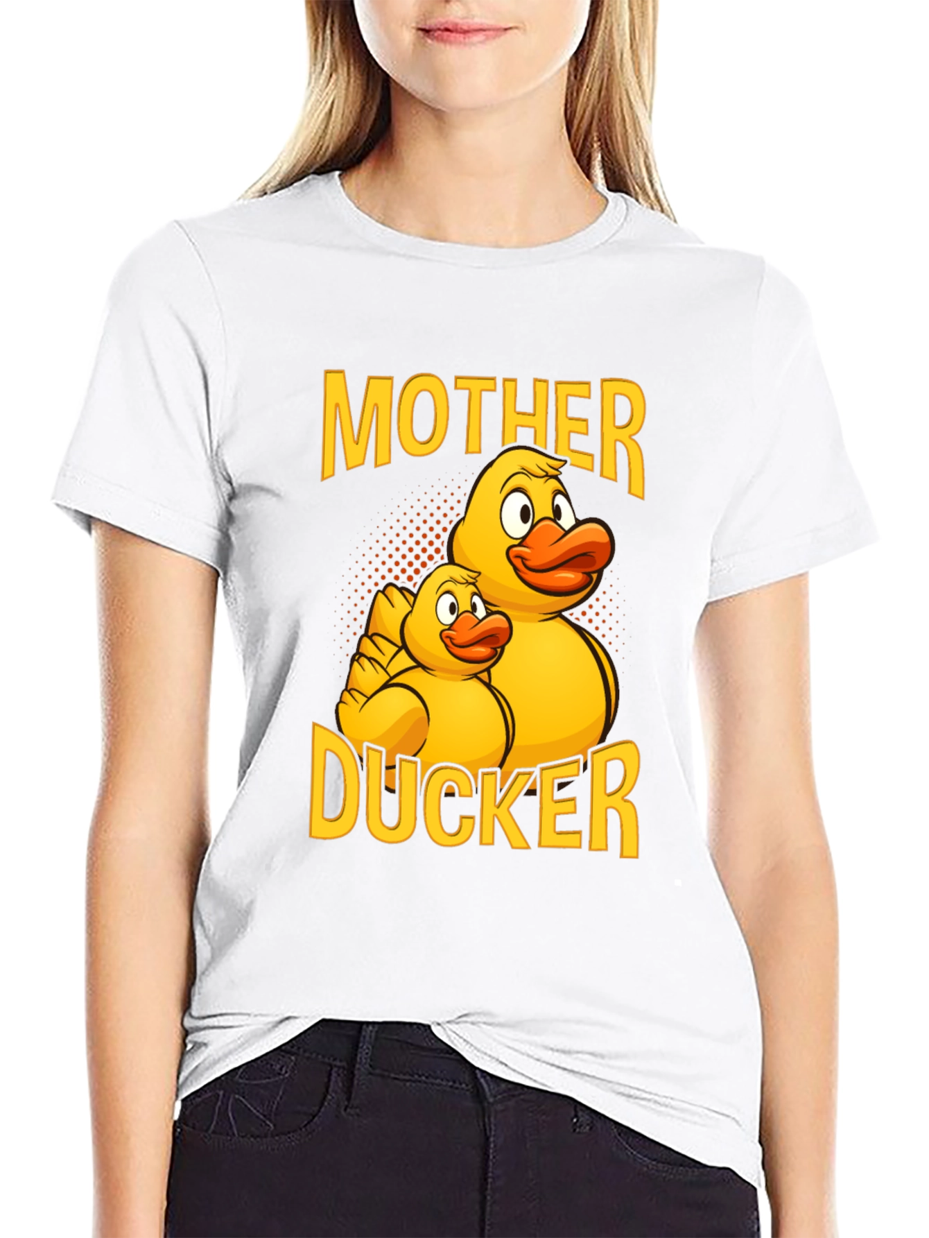 Mother Ducker T-Shirt - Cute Duck Graphic Tee