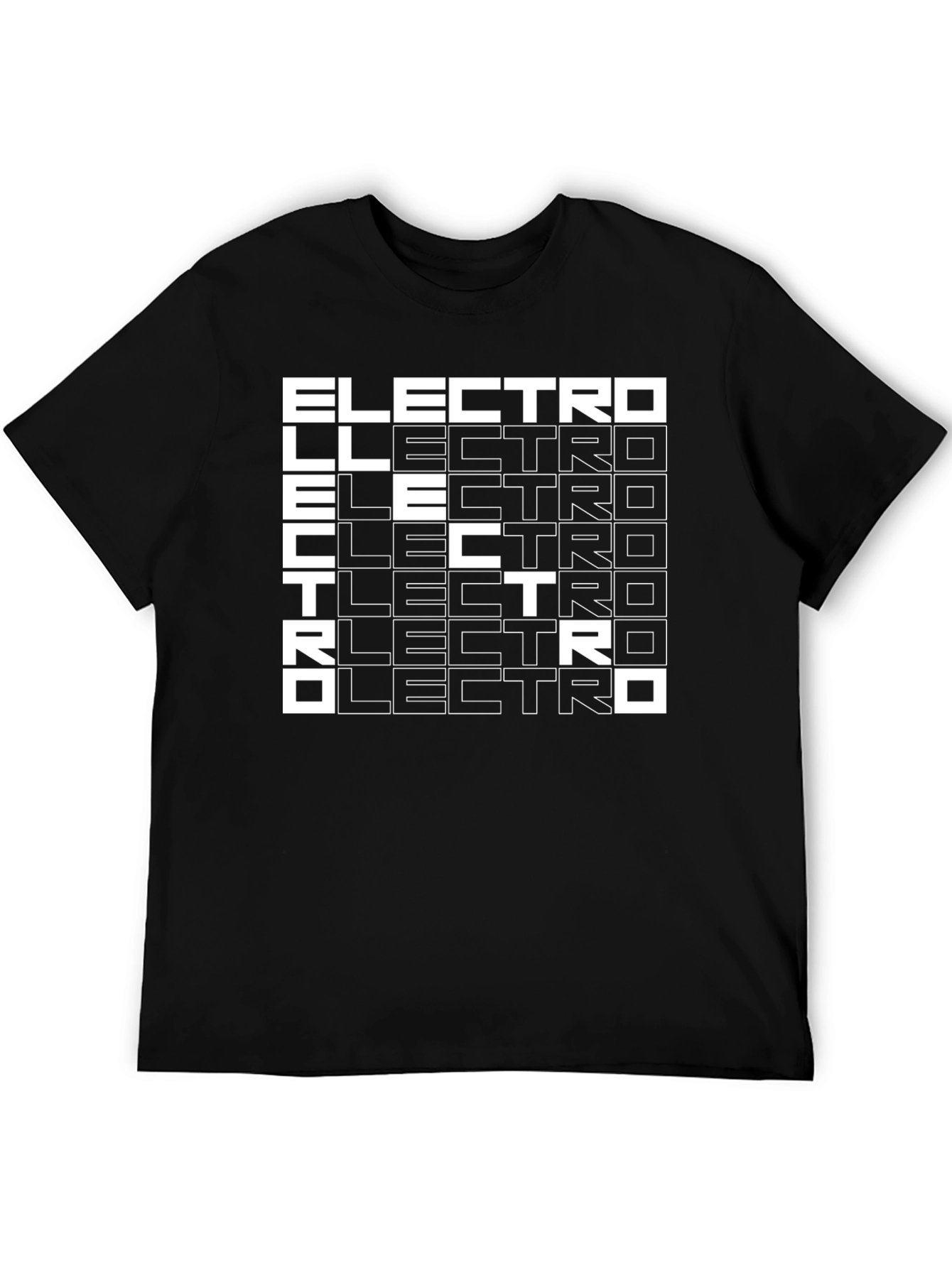 Electro Graphic T-Shirt - Bold Music Design