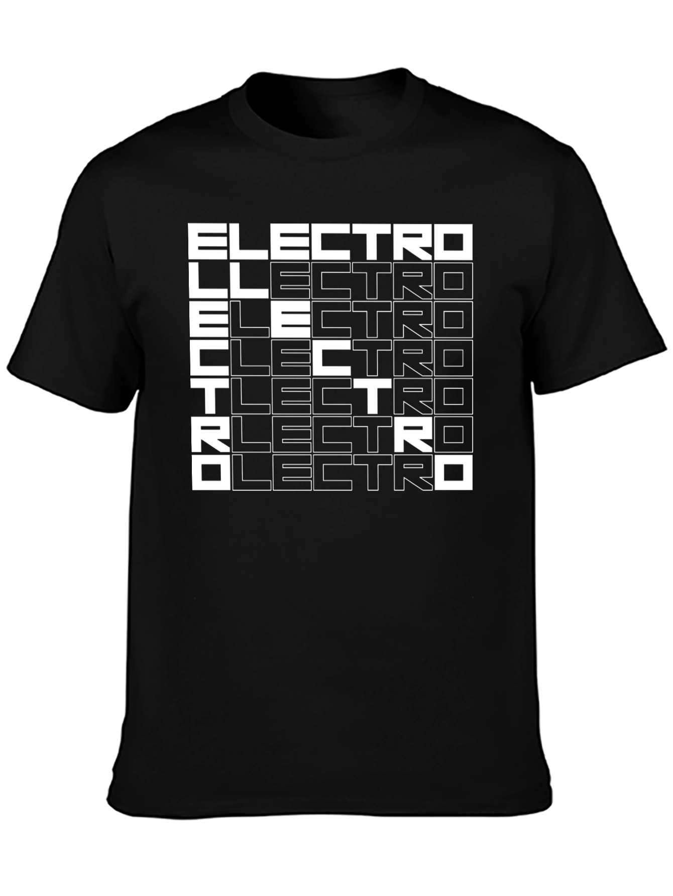 Electro Graphic T-Shirt - Bold Music Design