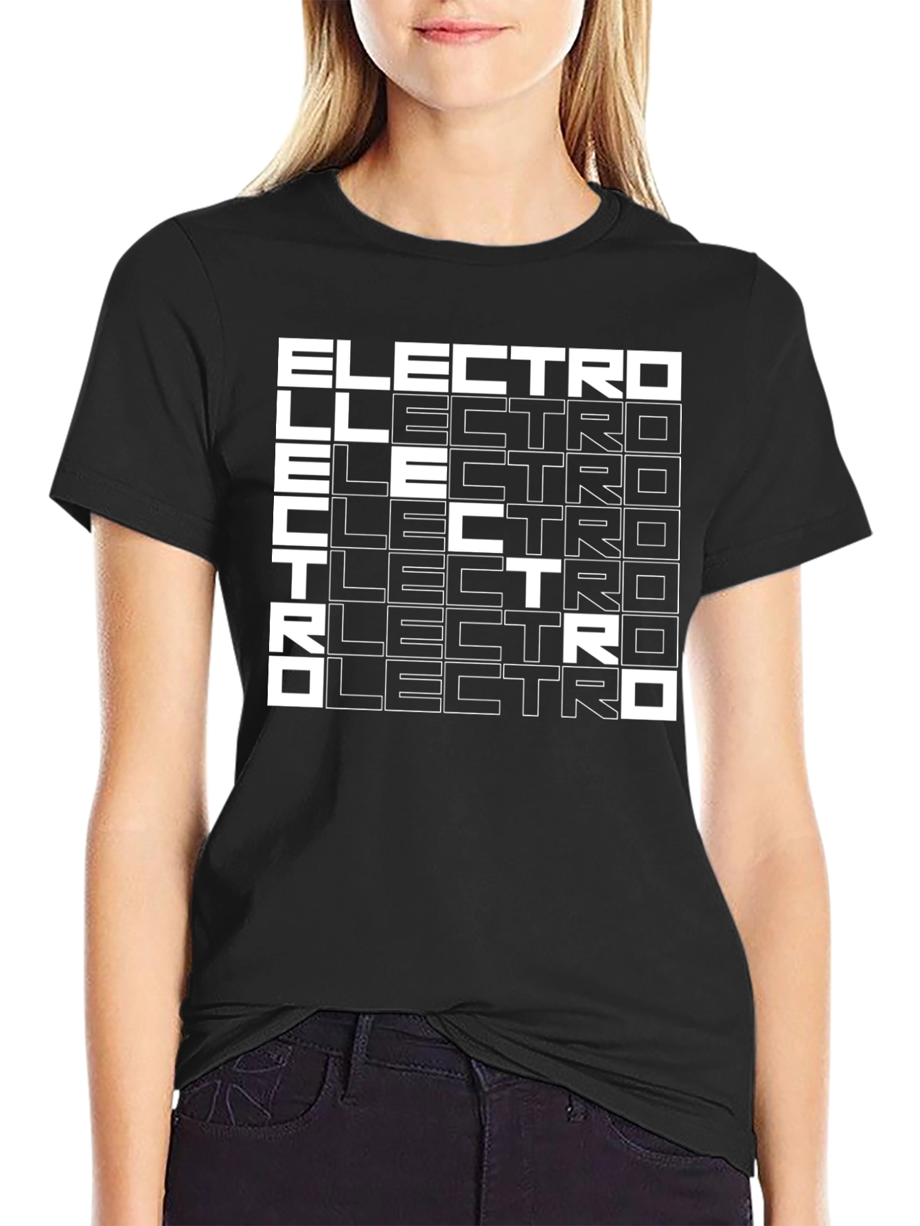 Electro Graphic T-Shirt - Bold Music Design