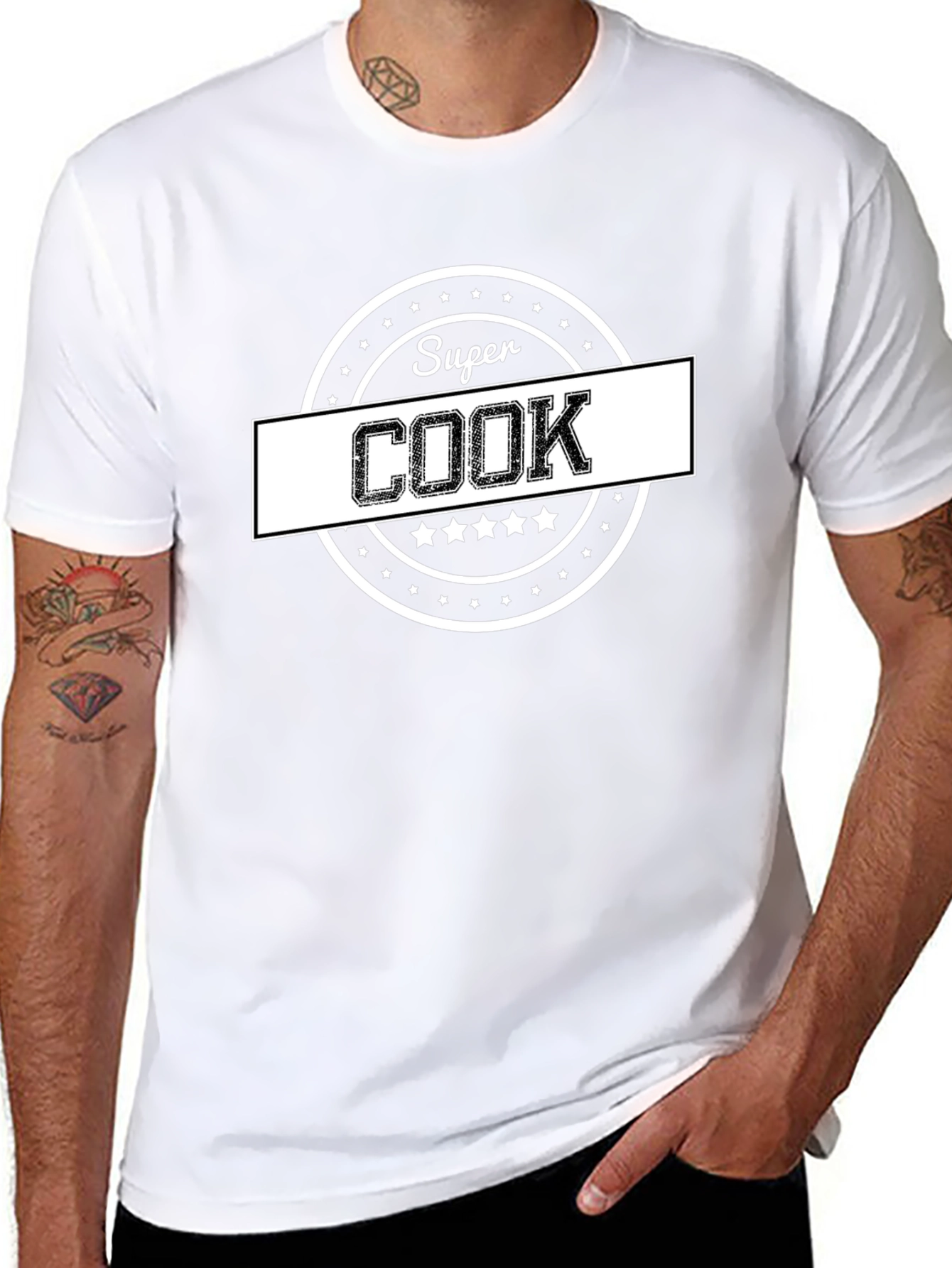 Super Cook T-Shirt - Black Cotton Tee