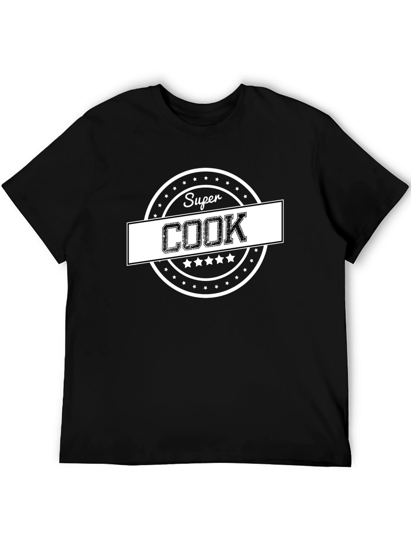 Super Cook T-Shirt - Black Cotton Tee