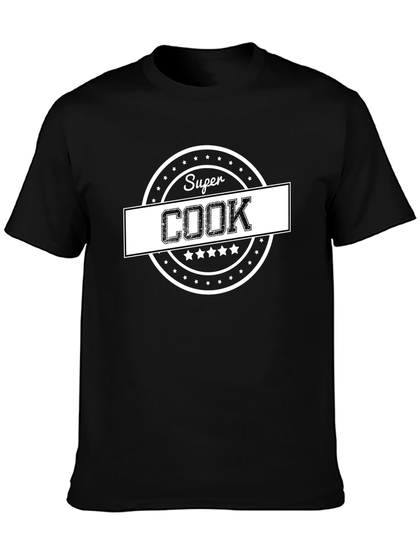 Super Cook T-Shirt - Black Cotton Tee