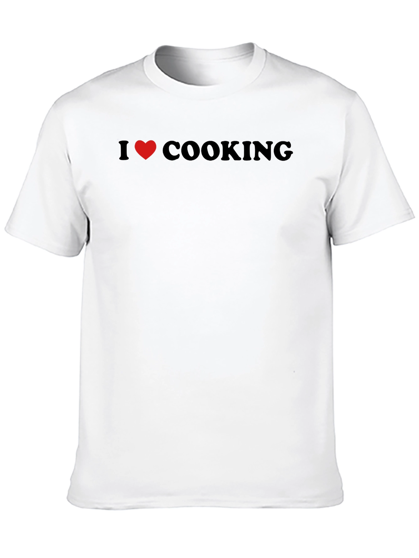 I Heart Cooking Black T-Shirt