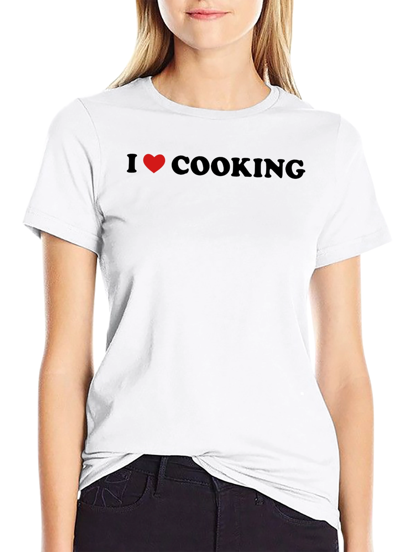 I Heart Cooking Black T-Shirt