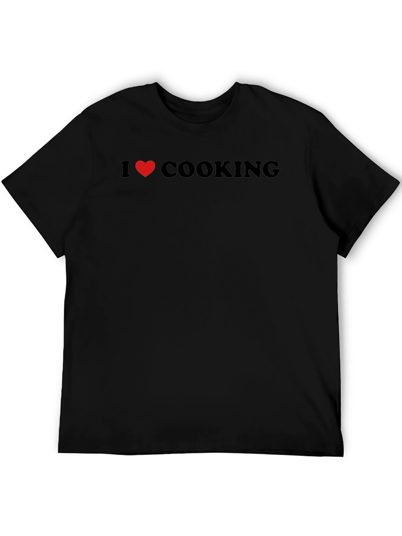 I Heart Cooking Black T-Shirt