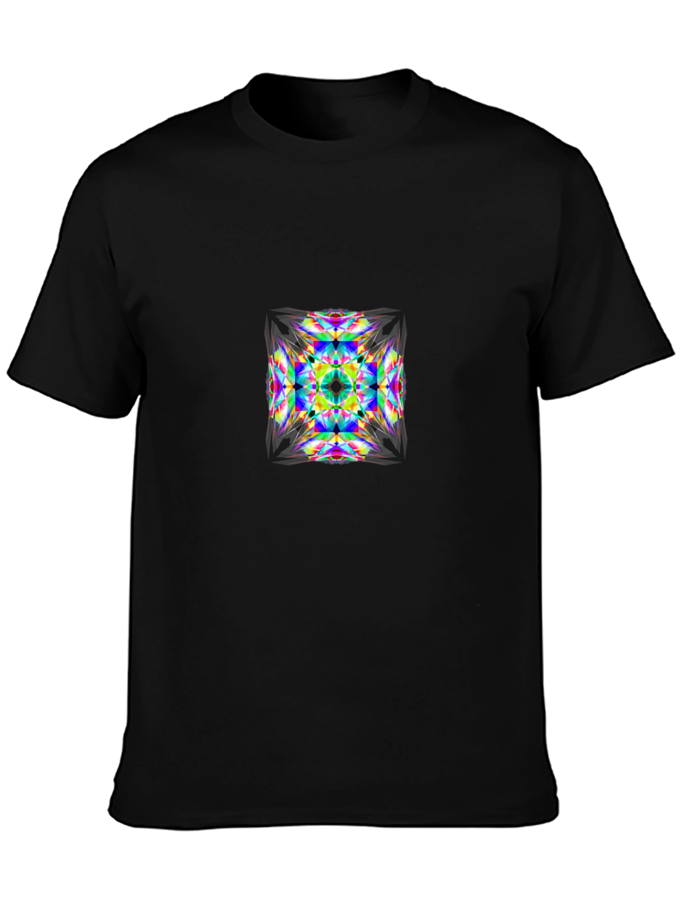 Abstract Kaleidoscope Graphic T-Shirt