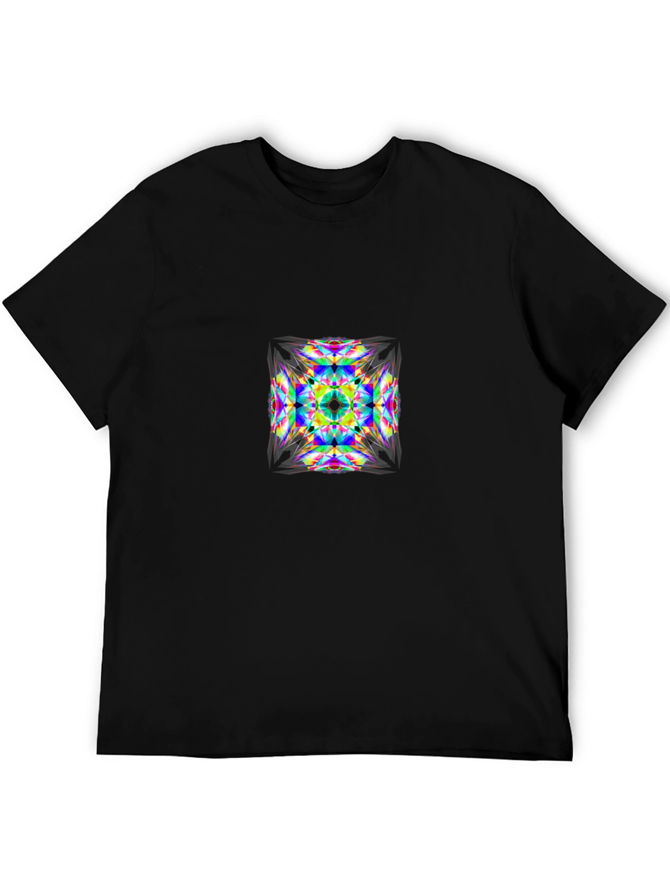 Abstract Kaleidoscope Graphic T-Shirt