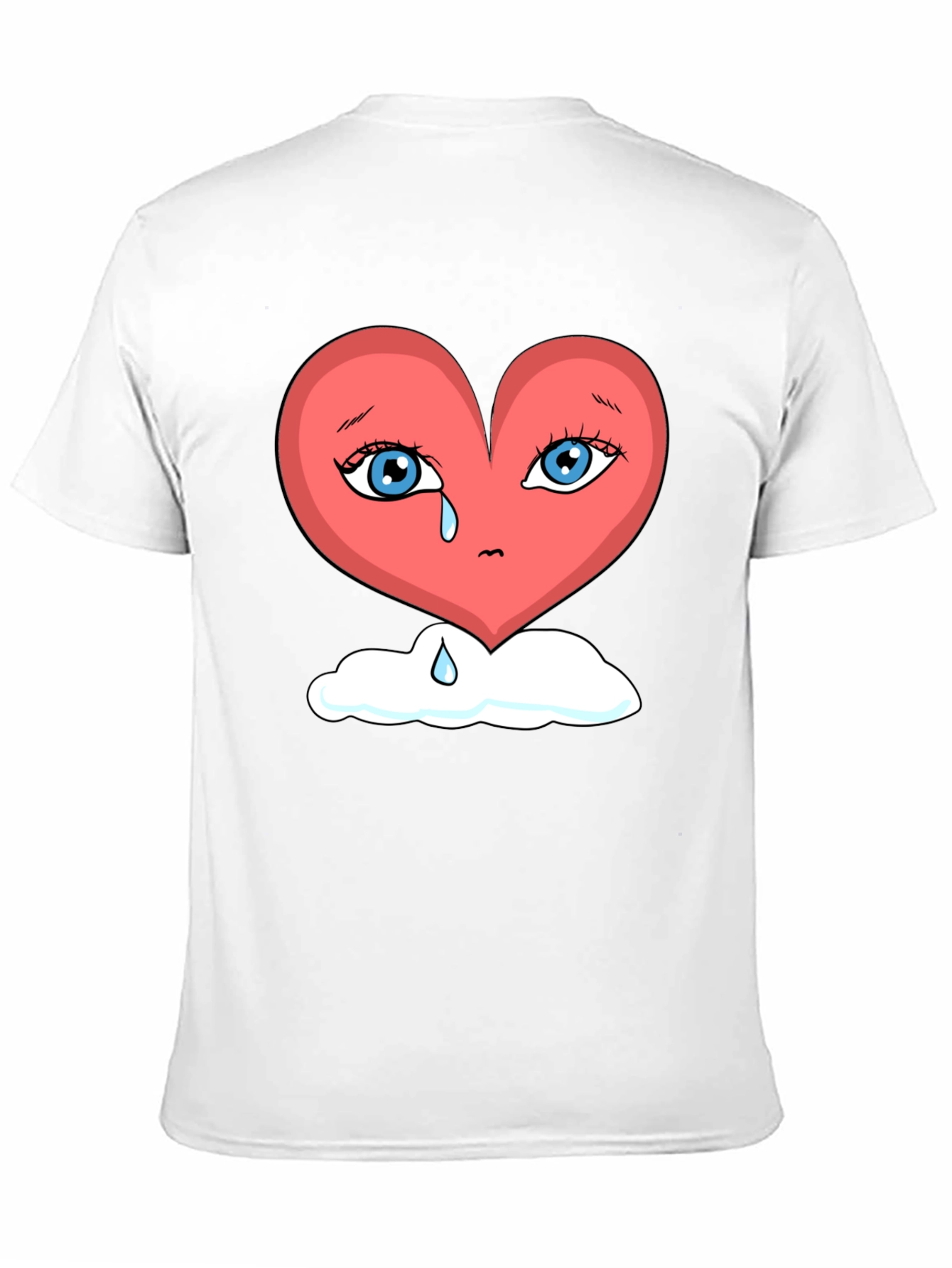 Heartbroken Heart on Cloud Unisex T-Shirt
